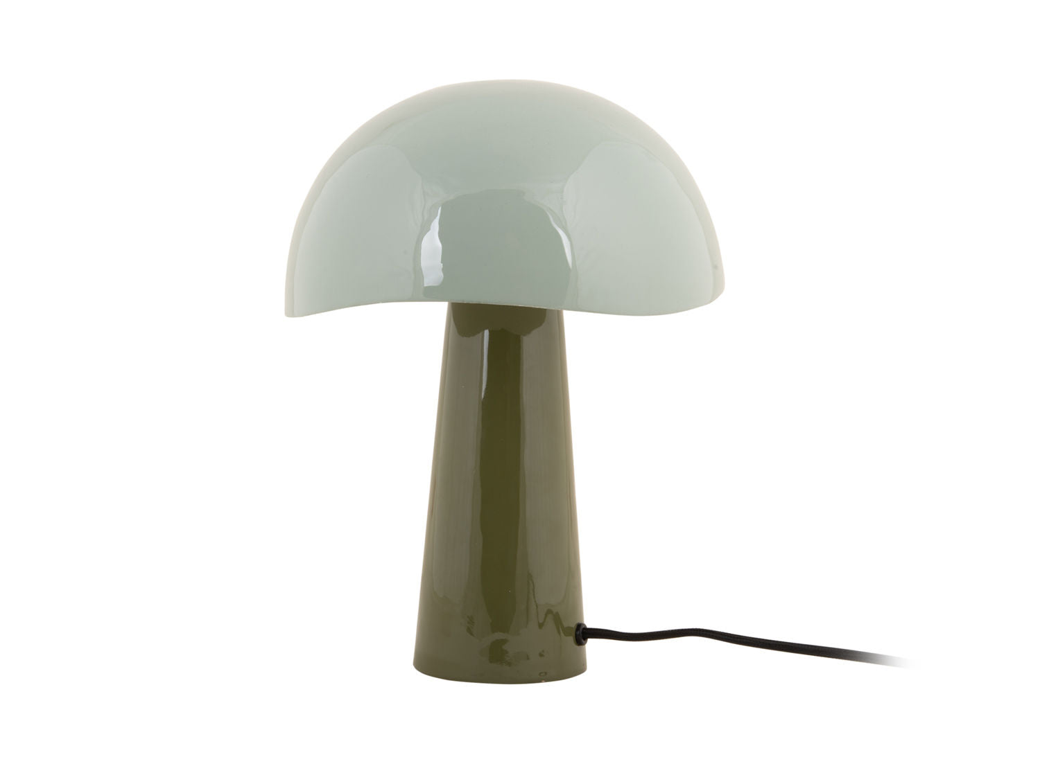 LEITMOTIV Table lamp Grato enamel jungle green w. grayed jade
