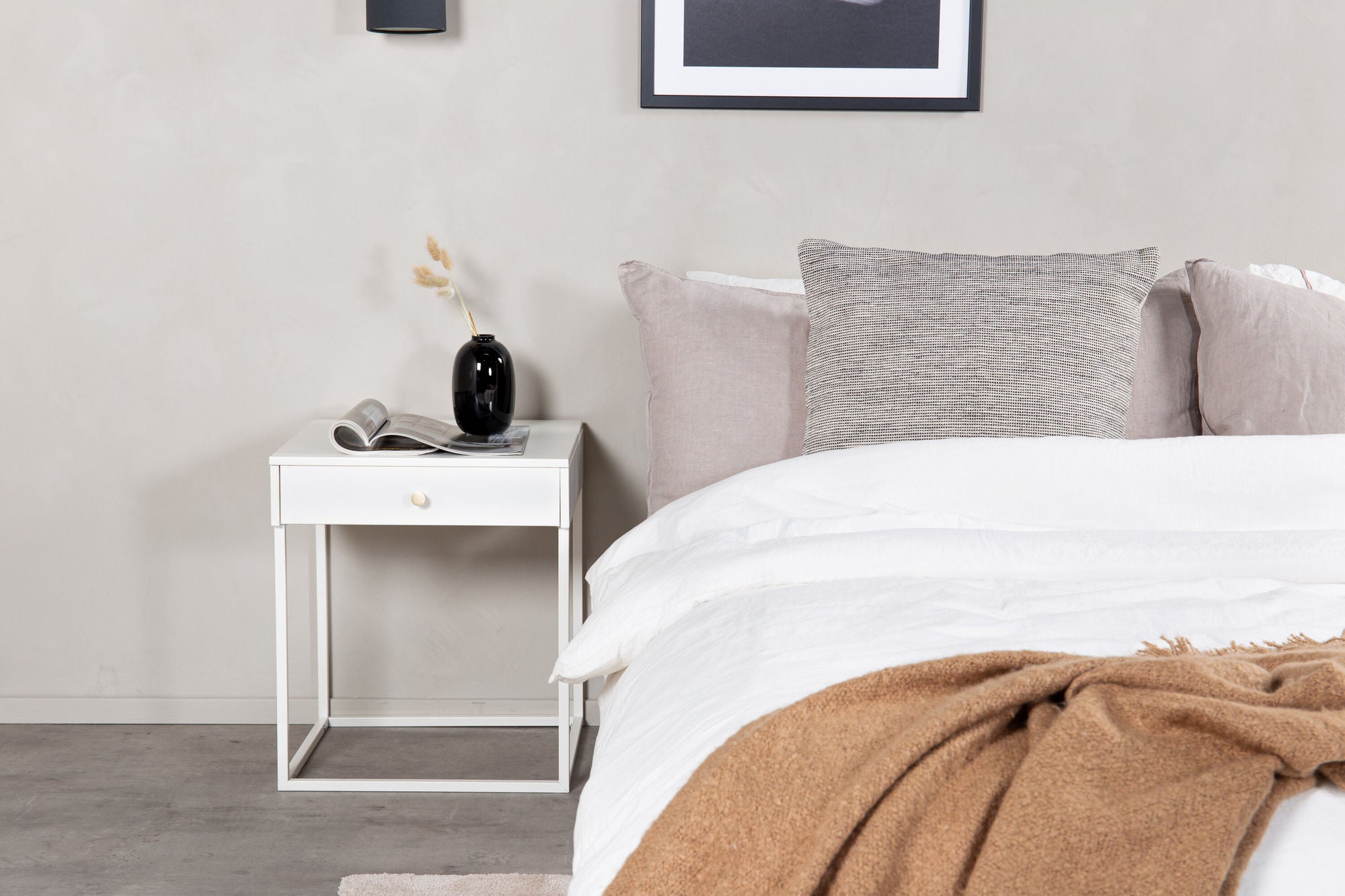 Venture Home Bakal - Bedside bord - White - Ersätter 18066-201