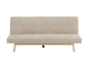 Venture Home Bodil Sofabed - Wodlook Steel Frame / Beige Linen