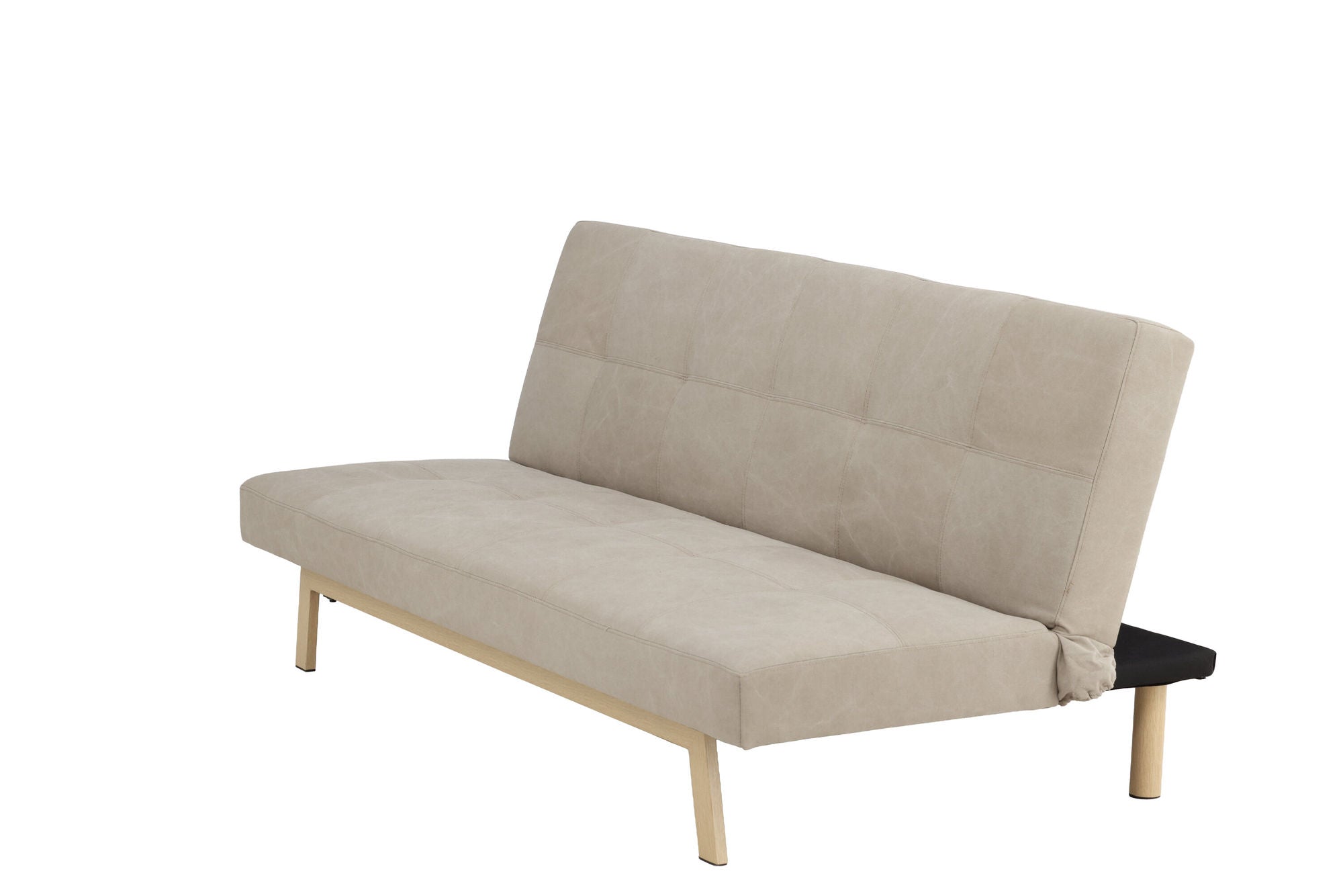 Venture Home Bodil Sofabed - Wodlook Steel Frame / Beige Linen