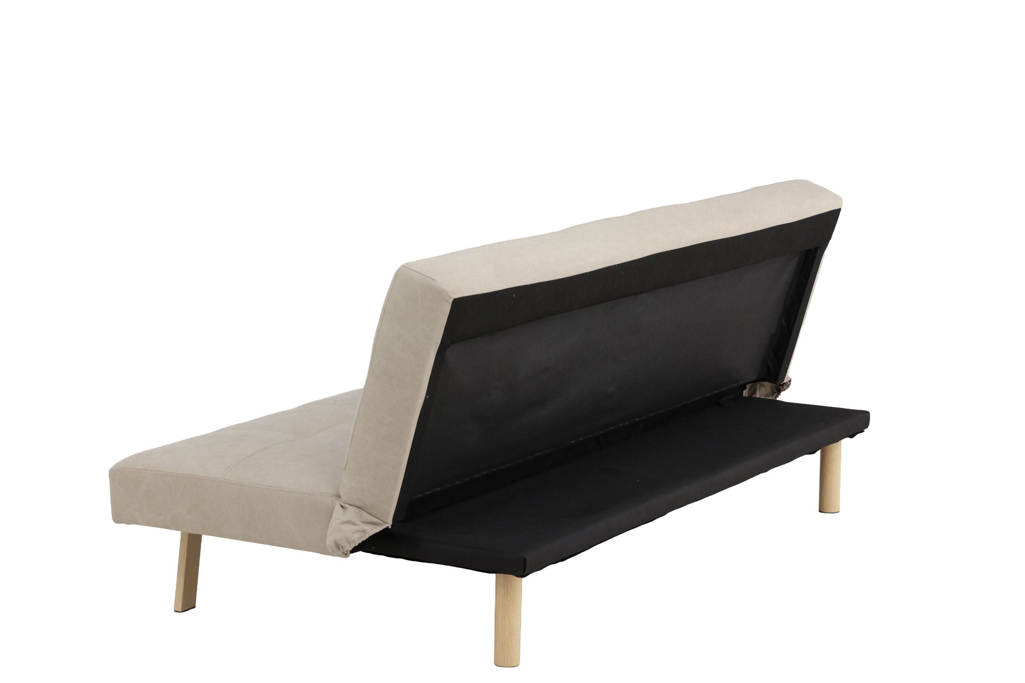 Venture Home Bodil Sofabed - Wodlook Steel Frame / Beige Linen