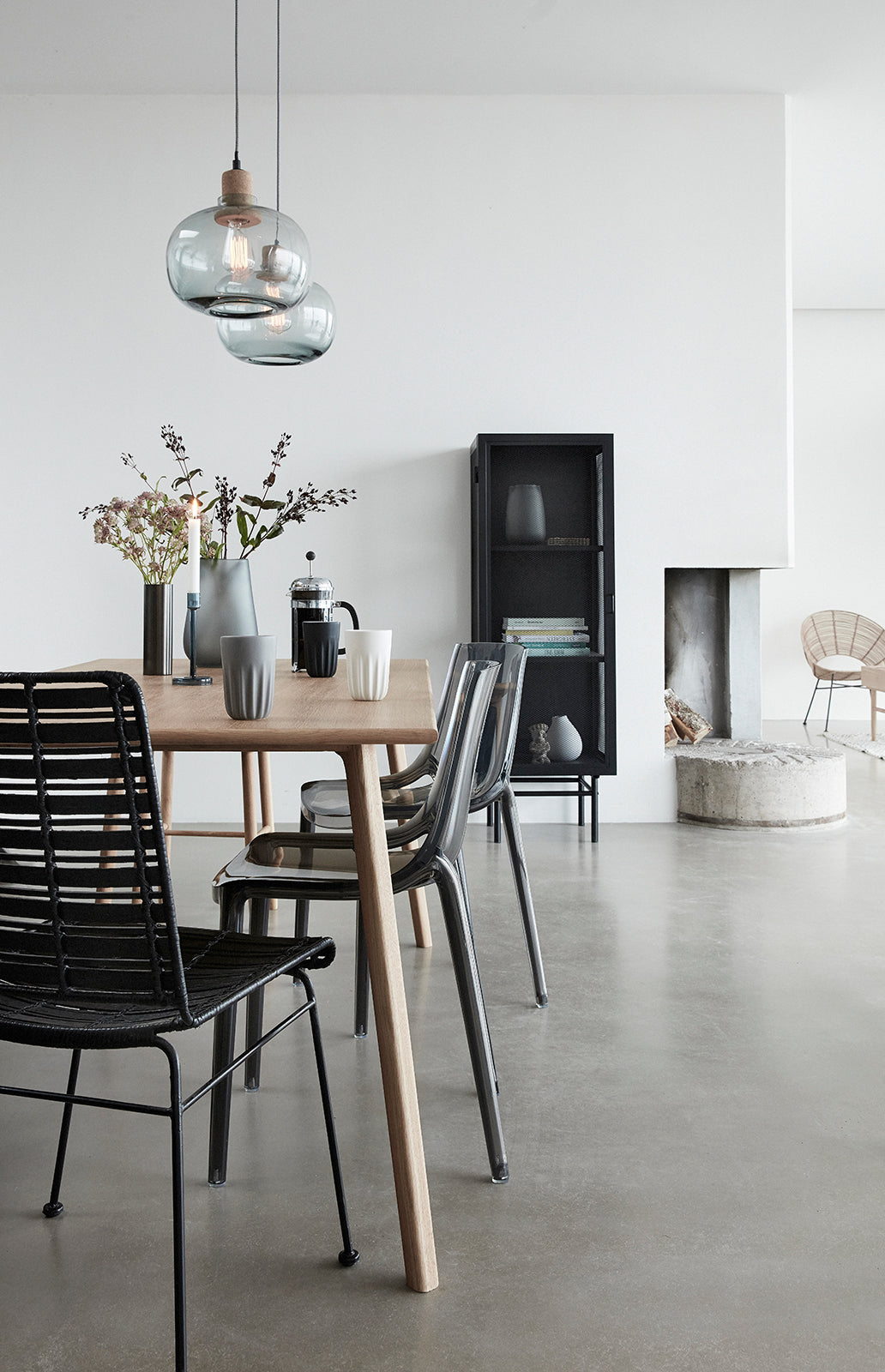 Edge enkelt skab sort