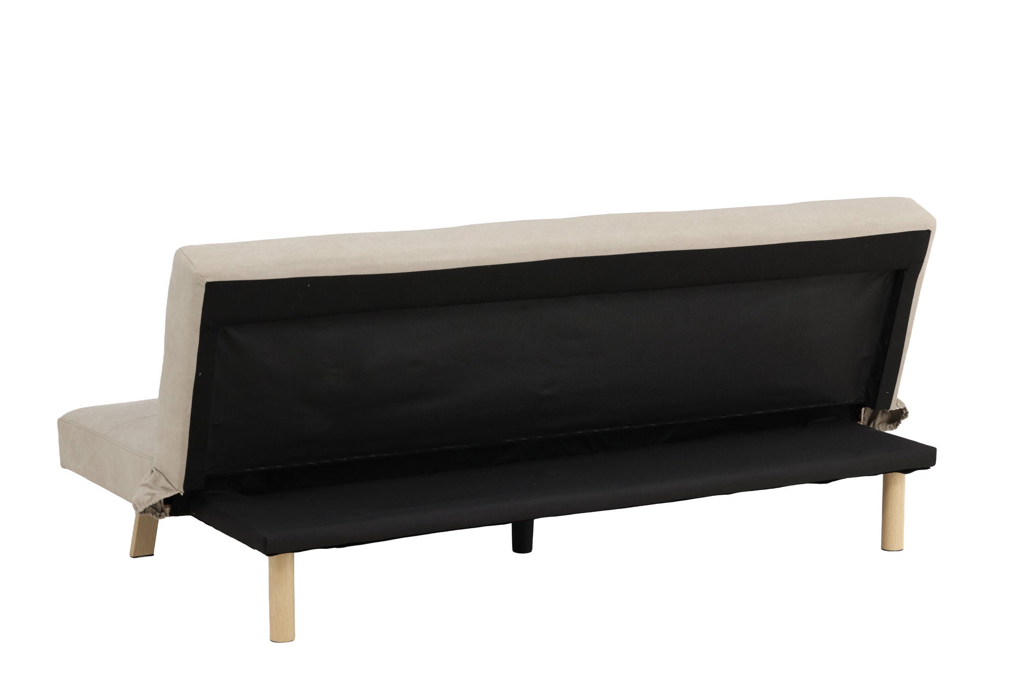 Venture Home Bodil Sofabed - Wodlook Steel Frame / Beige Linen