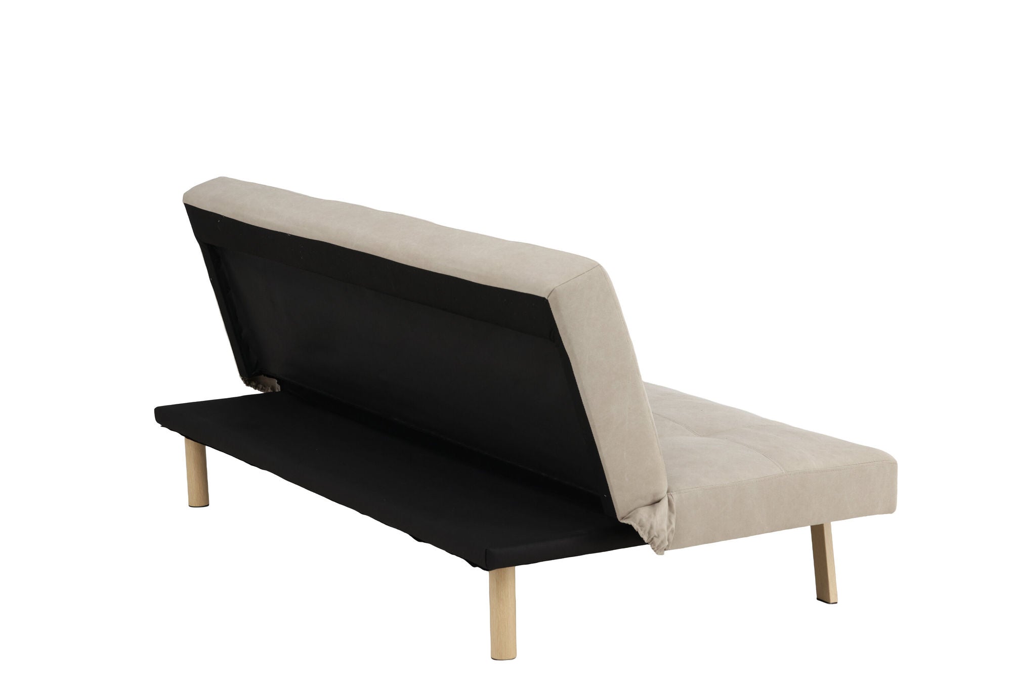 Venture Home Bodil Sofabed - Wodlook Steel Frame / Beige Linen