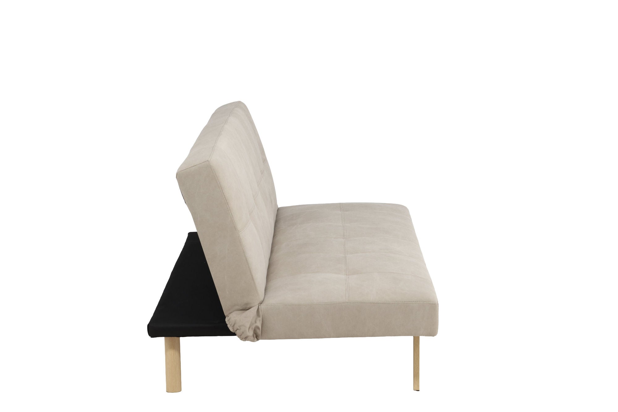 Venture Home Bodil Sofabed - Wodlook Steel Frame / Beige Linen