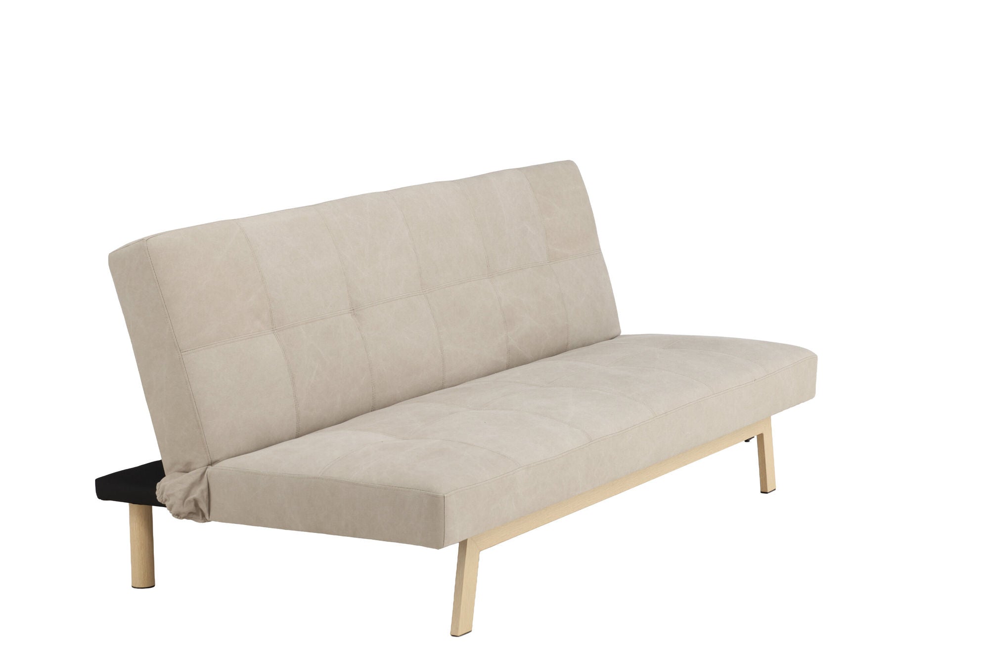 Venture Home Bodil Sofabed - Wodlook Steel Frame / Beige Linen
