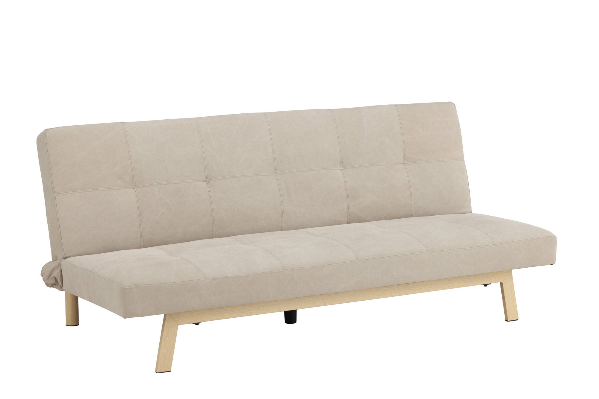 Venture Home Bodil Sofabed - Wodlook Steel Frame / Beige Linen