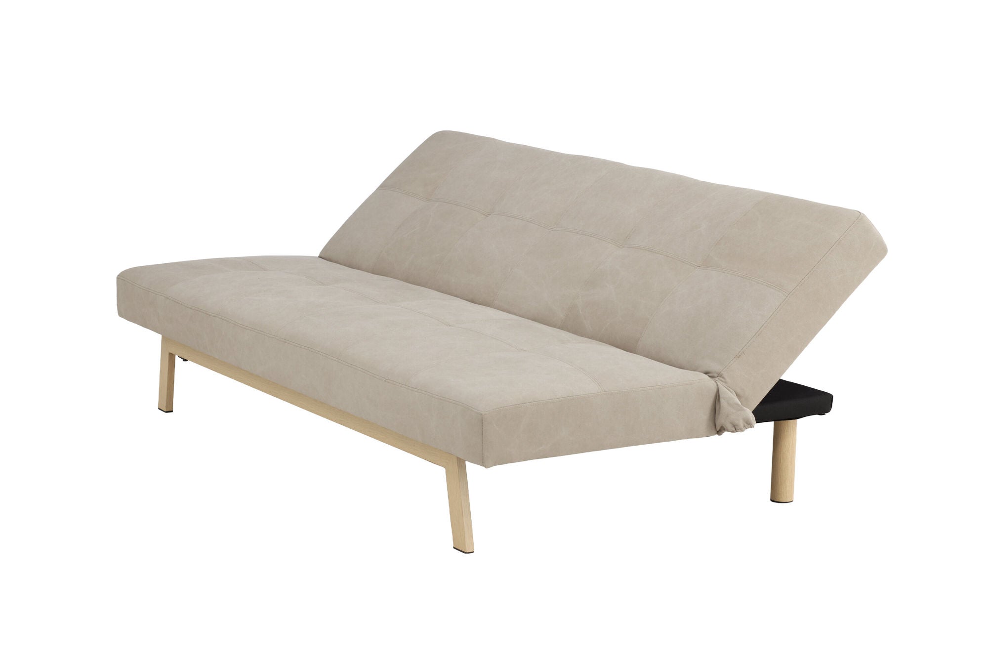 Venture Home Bodil Sofabed - Wodlook Steel Frame / Beige Linen