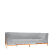 Moment 3-personers sofa, stor, grå