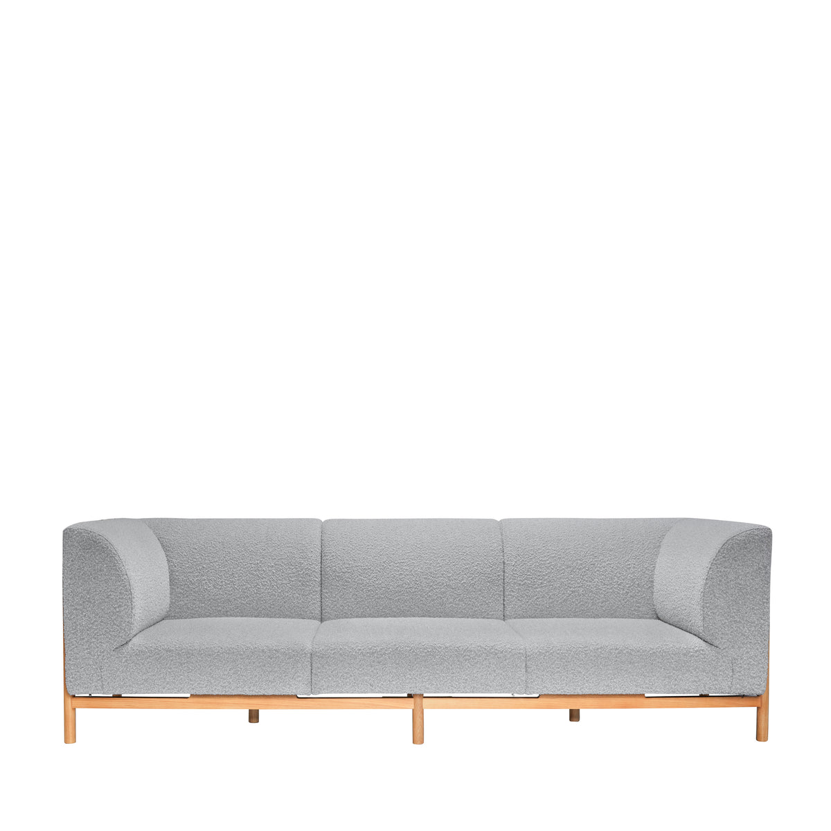 Moment 3-personers sofa, stor, grå