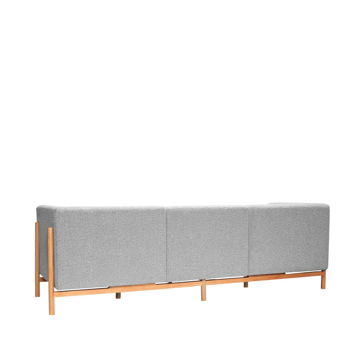 Moment 3-personers sofa, stor, grå