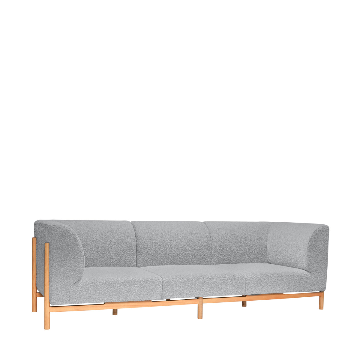 Moment 3-personers sofa, stor, grå