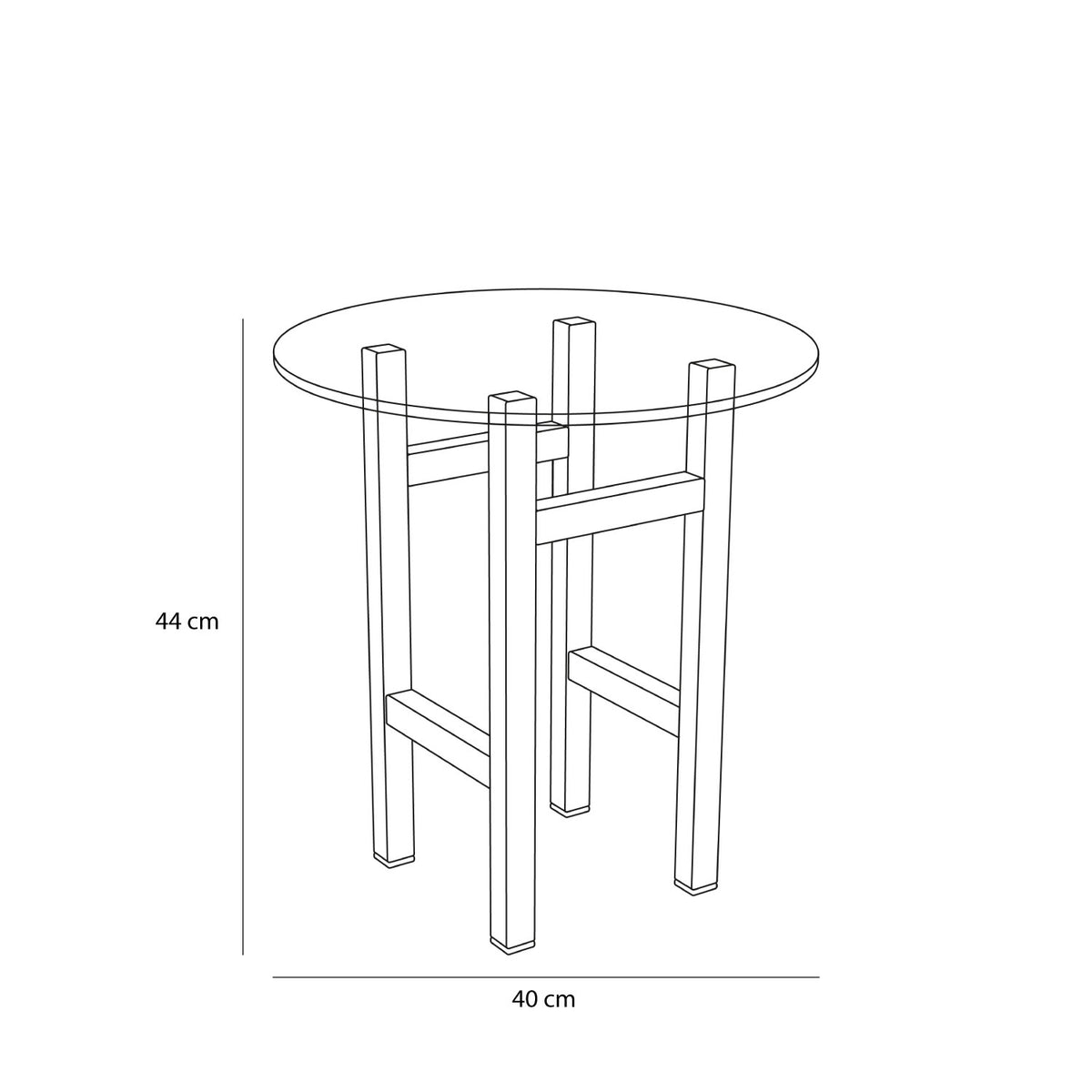 Elevate sidebord oliven