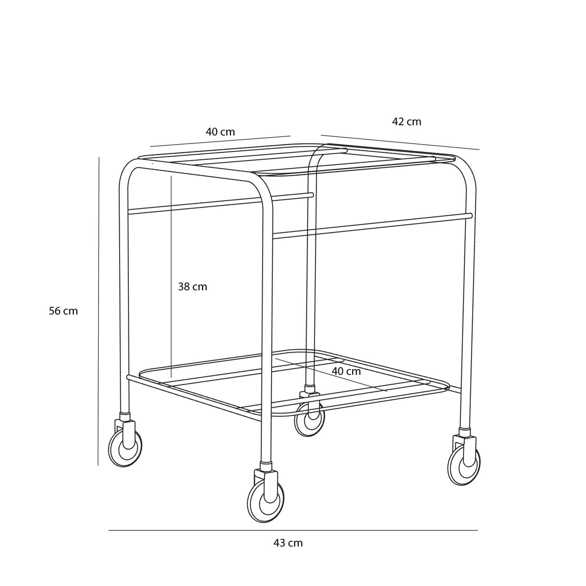 Zephyr Trolley vogn Grøn