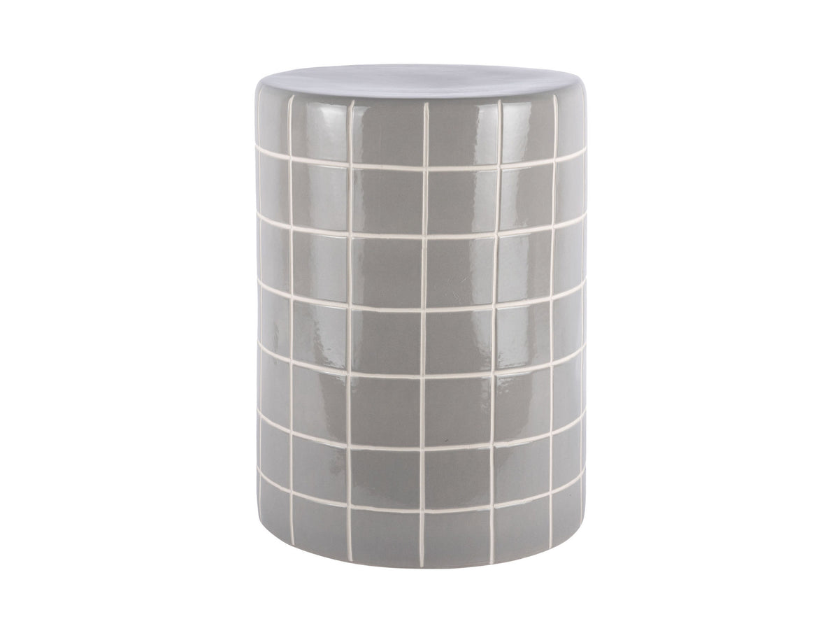Side bord Retro Tiles high cool grey