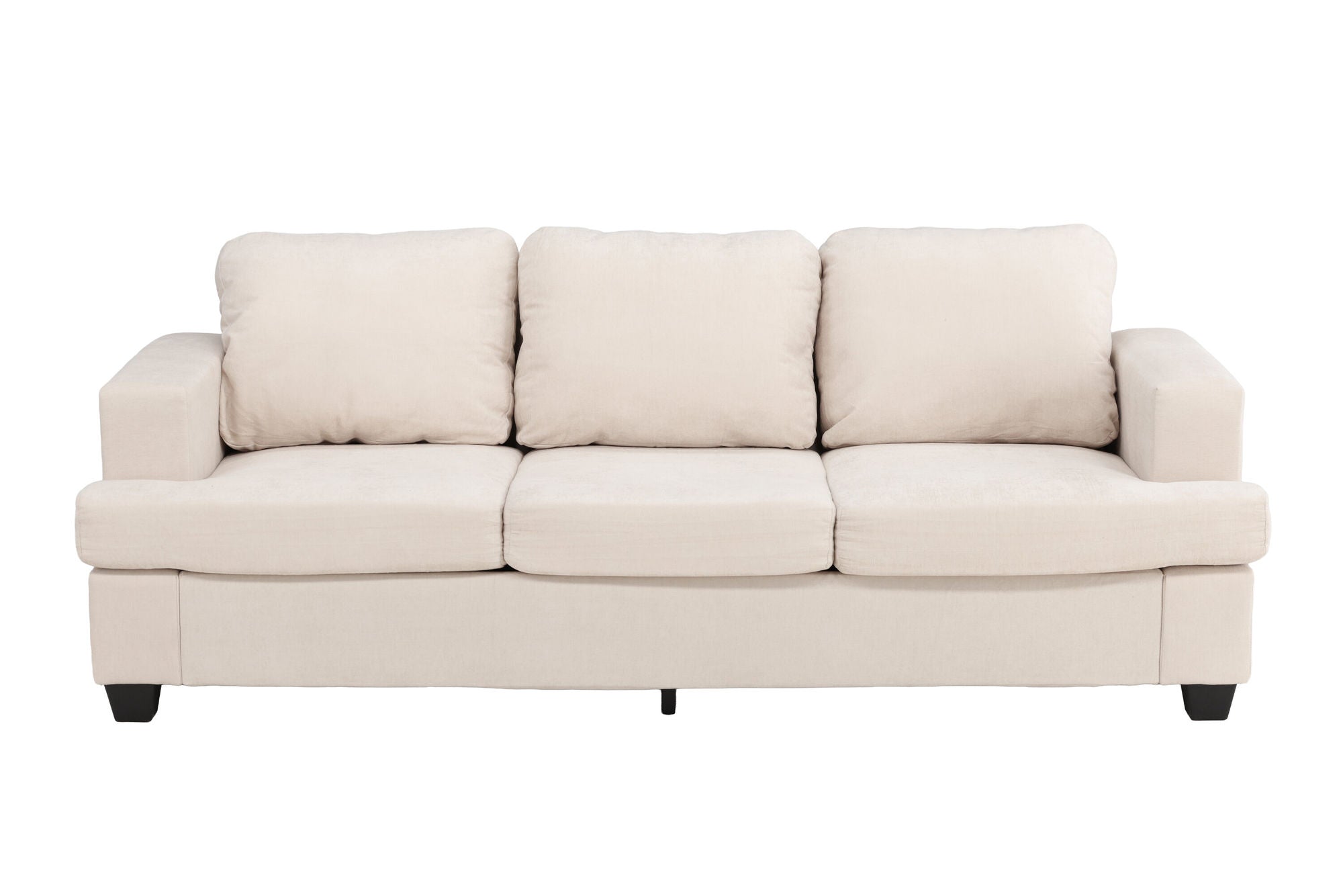 Venture Home Sani 3-Seat Sofa - Plywood+Metal Frame / Greige Chenille