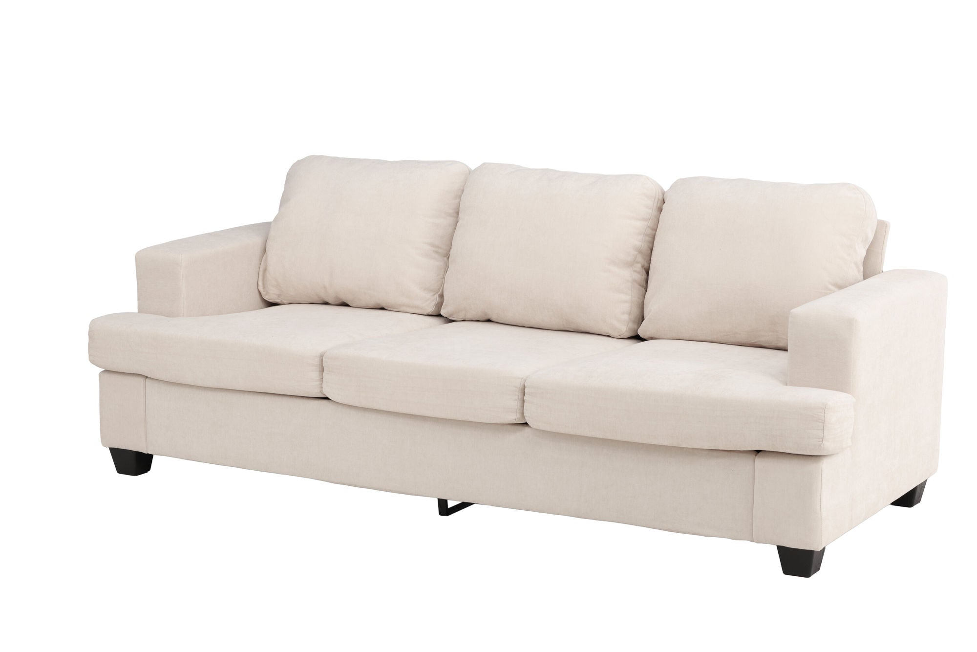 Venture Home Sani 3-Seat Sofa - Plywood+Metal Frame / Greige Chenille