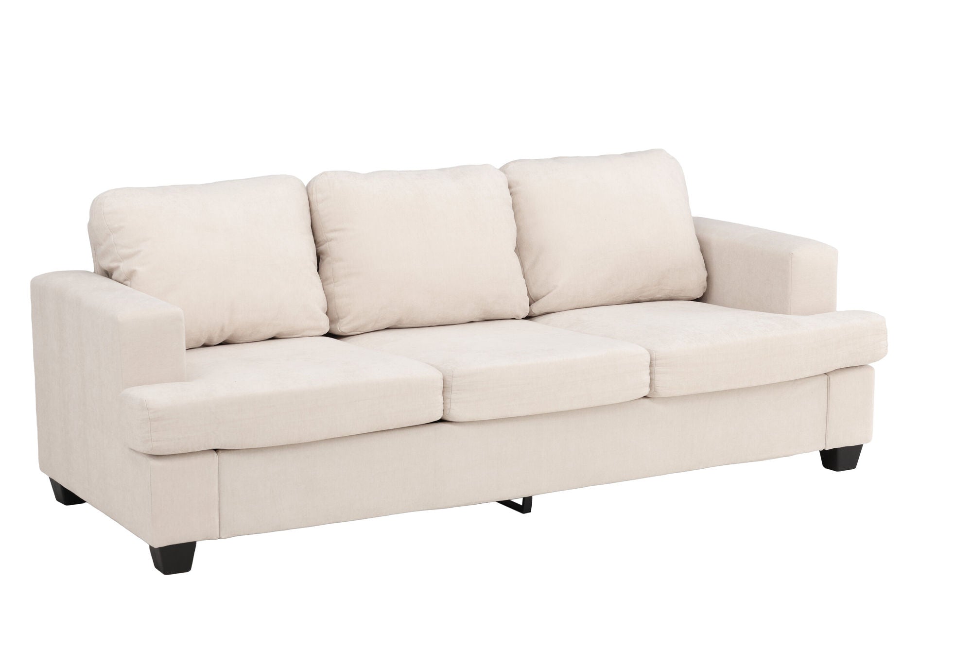 Venture Home Sani 3-Seat Sofa - Plywood+Metal Frame / Greige Chenille