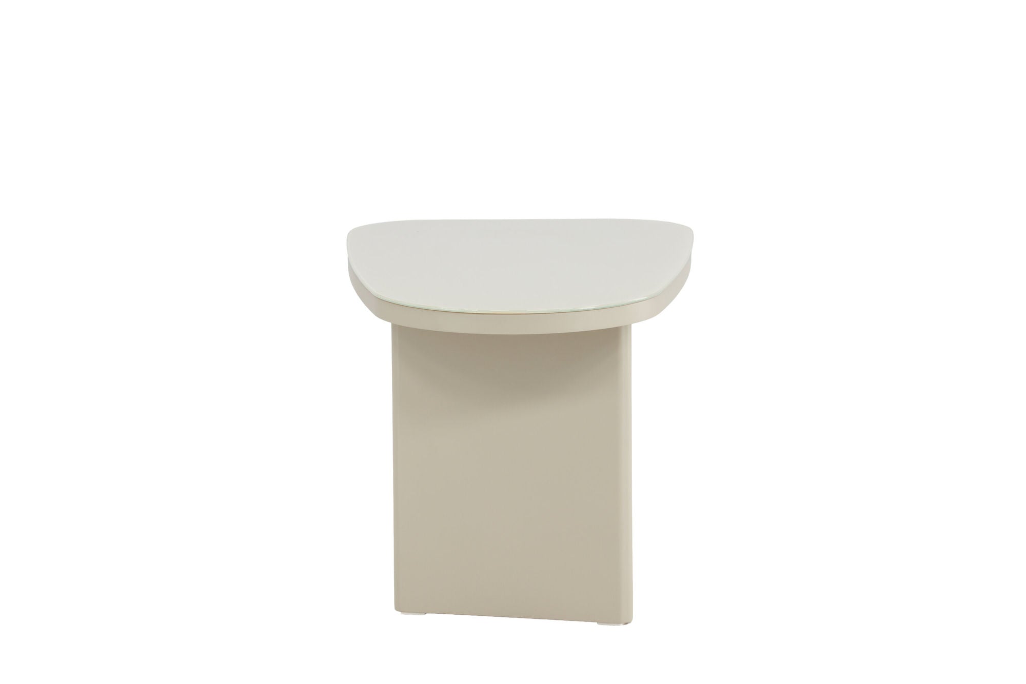 Venture Home Grönvik Side bord 70x45x40 cm - Beige MDF/ Glass Top