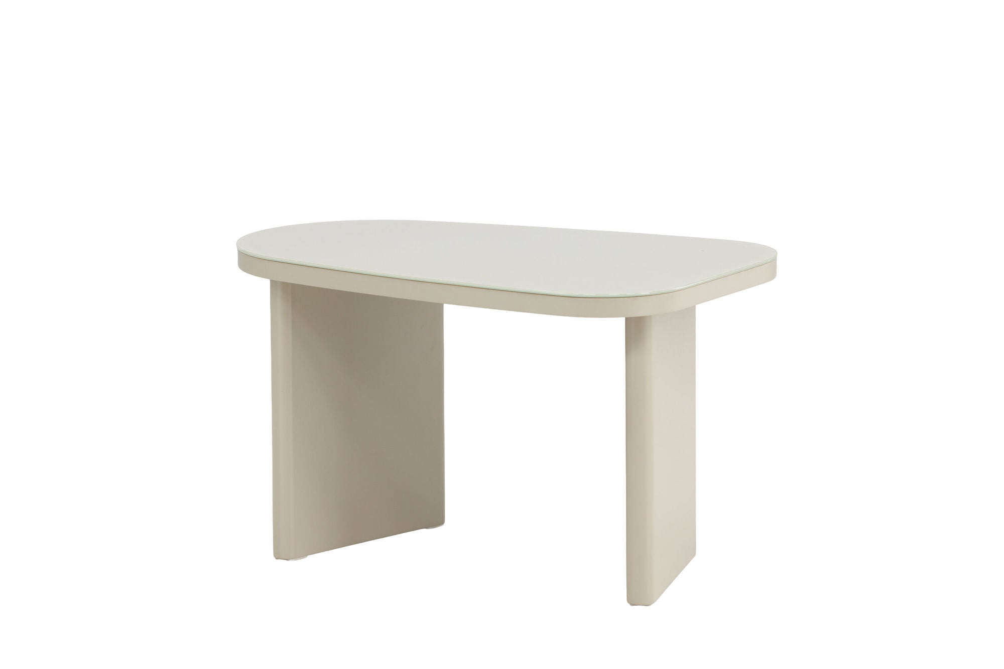 Venture Home Grönvik Side bord 70x45x40 cm - Beige MDF/ Glass Top
