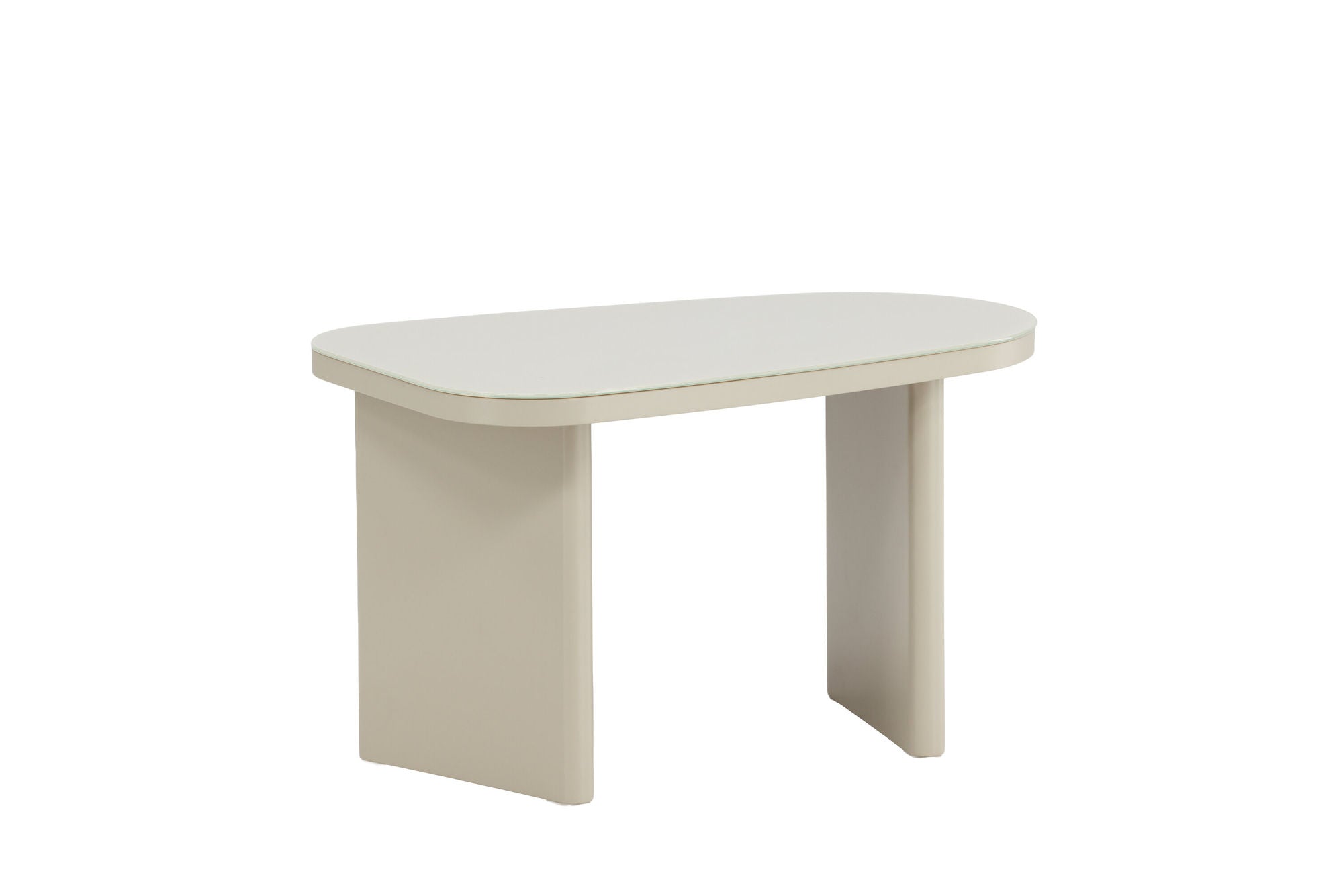 Venture Home Grönvik Side bord 70x45x40 cm - Beige MDF/ Glass Top