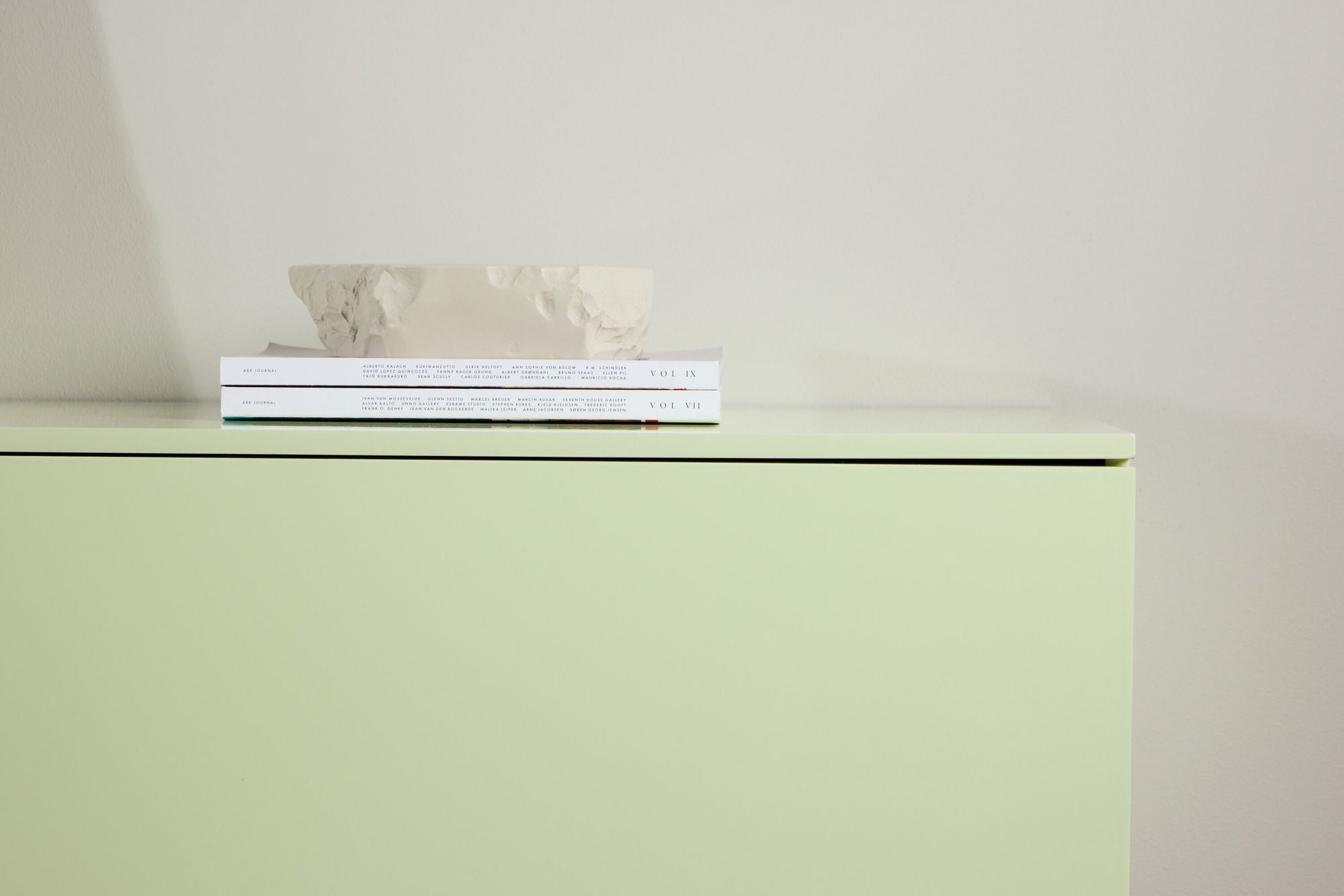 Venture Home Frihamn Drawer 160x45x35 cm - MDF / Glossy Green