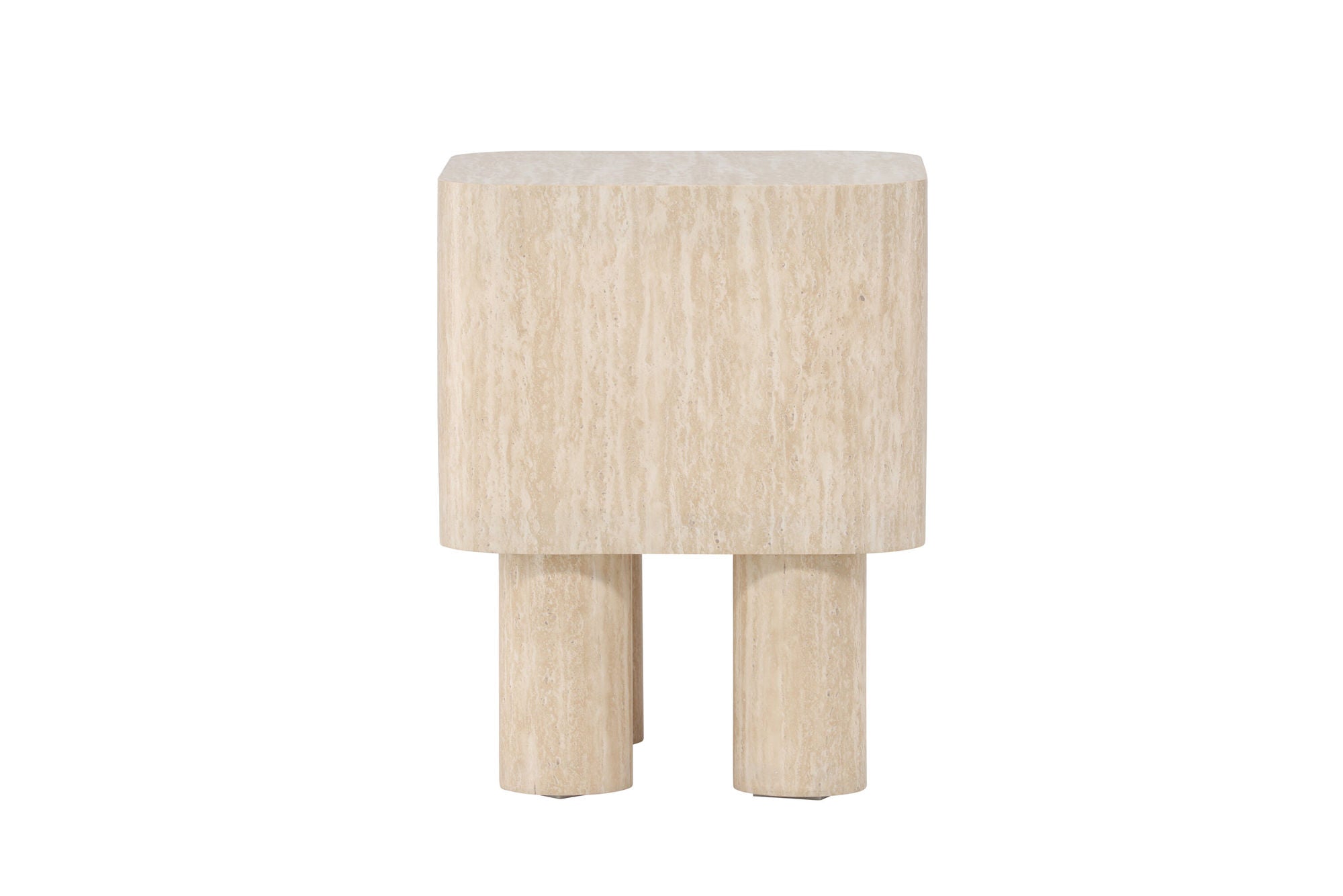 Venture Home Klirou Side bord 40x40x50 - MDF Travertinelook