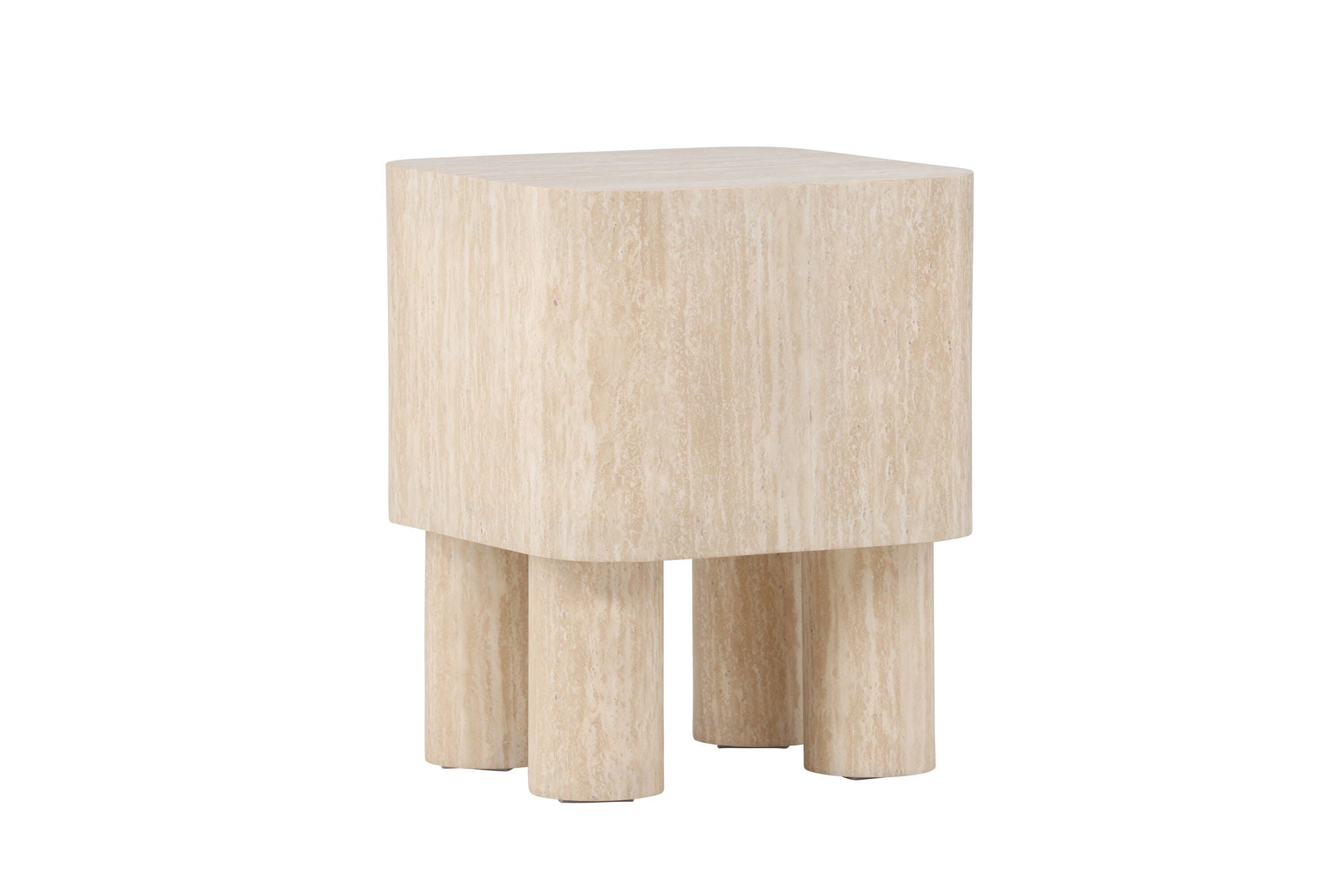 Venture Home Klirou Side bord 40x40x50 - MDF Travertinelook