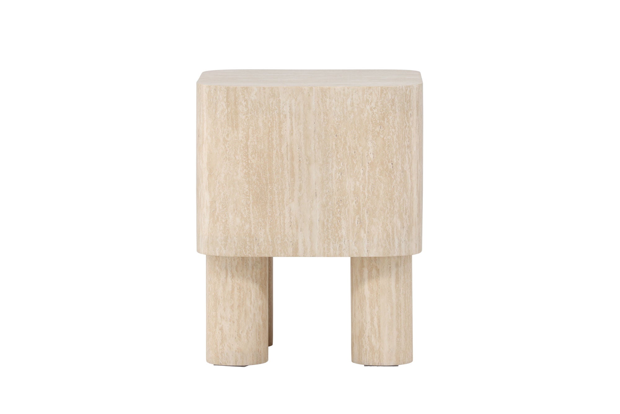 Venture Home Klirou Side bord 40x40x50 - MDF Travertinelook