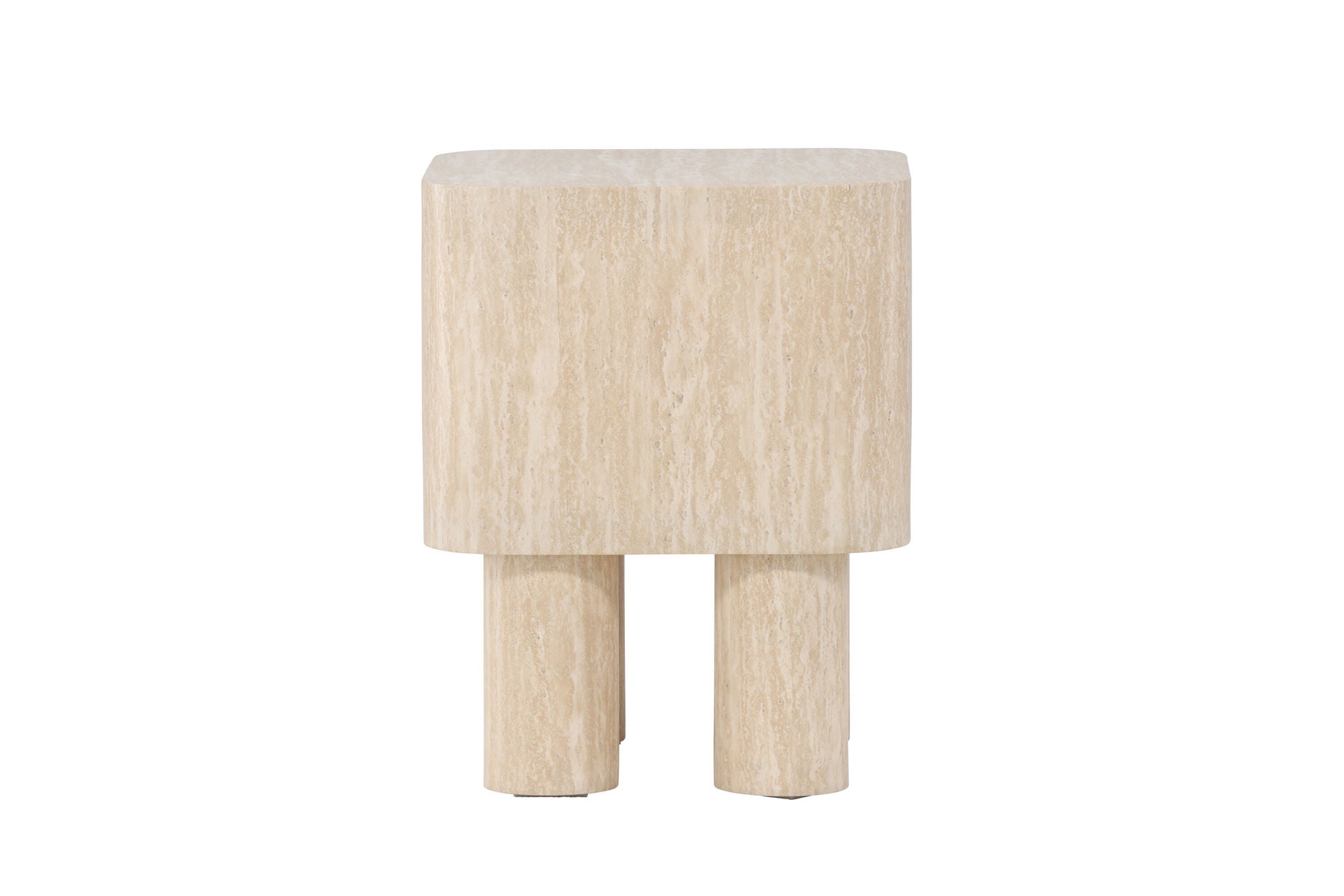 Venture Home Klirou Side bord 40x40x50 - MDF Travertinelook