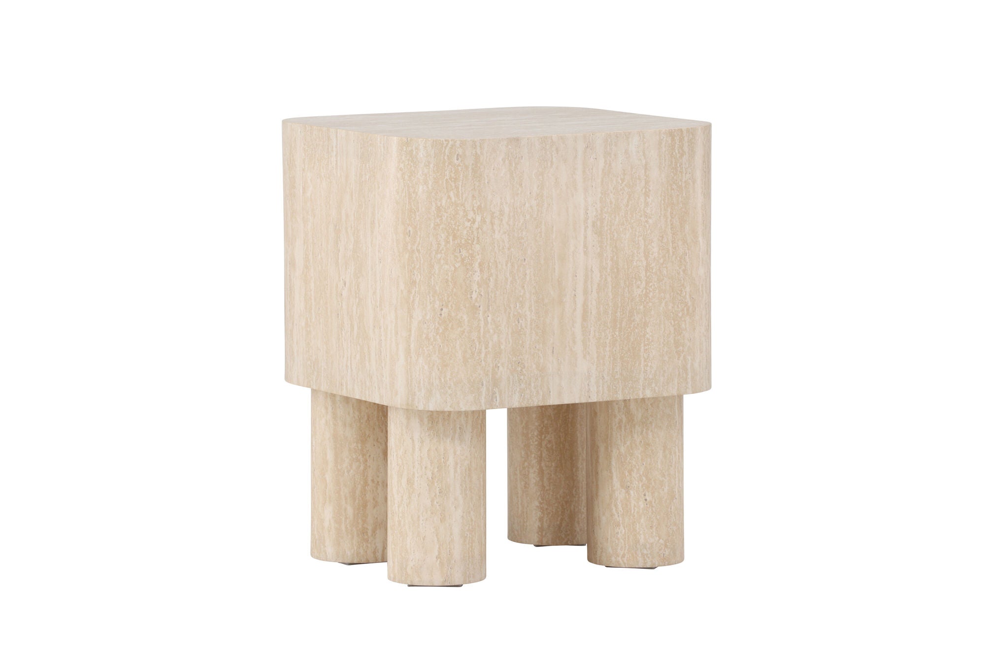 Venture Home Klirou Side bord 40x40x50 - MDF Travertinelook