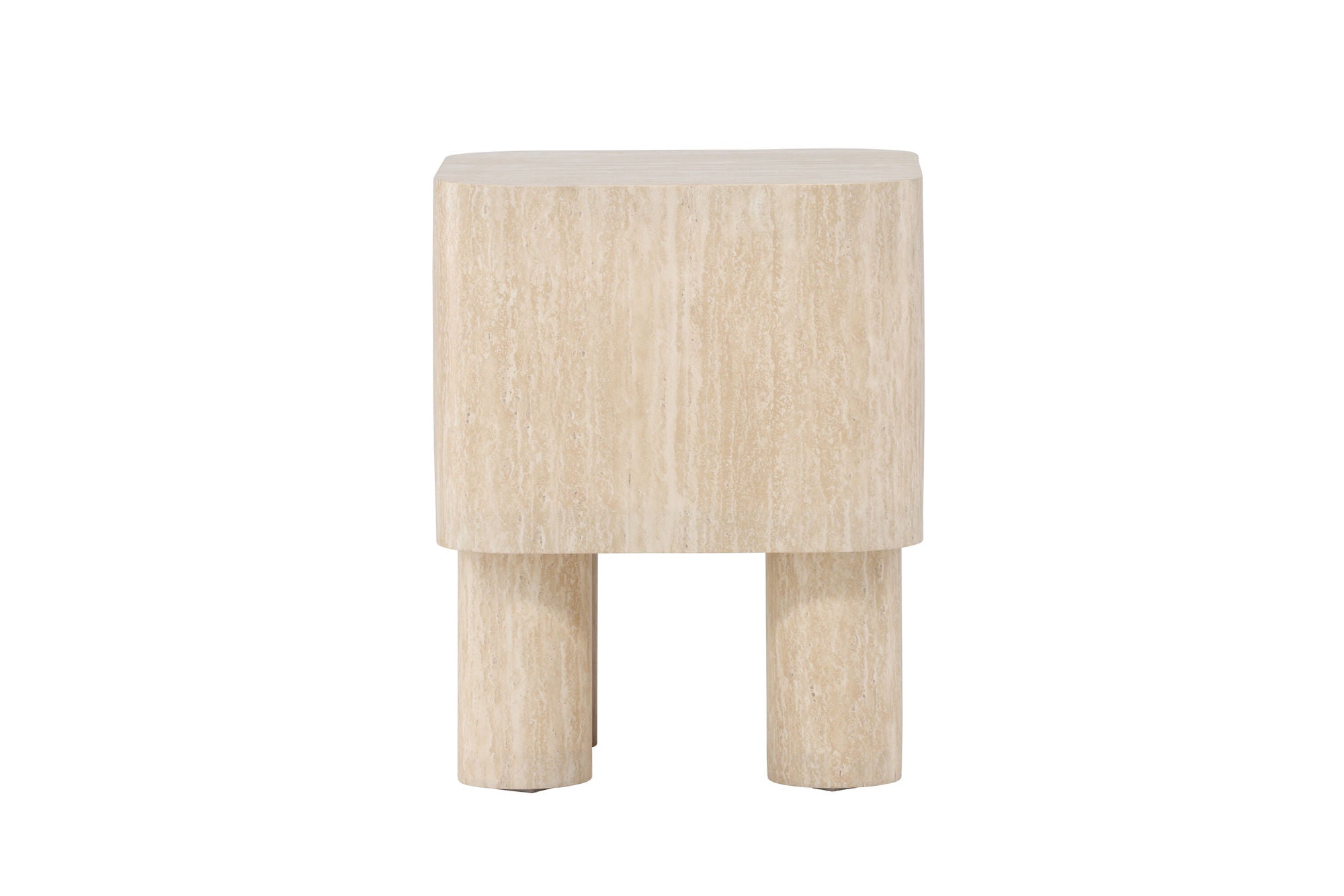 Venture Home Klirou Side bord 40x40x50 - MDF Travertinelook