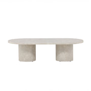 Venture Home Narvik Sofa bord 32x120x60 cm - Beige Marblelook