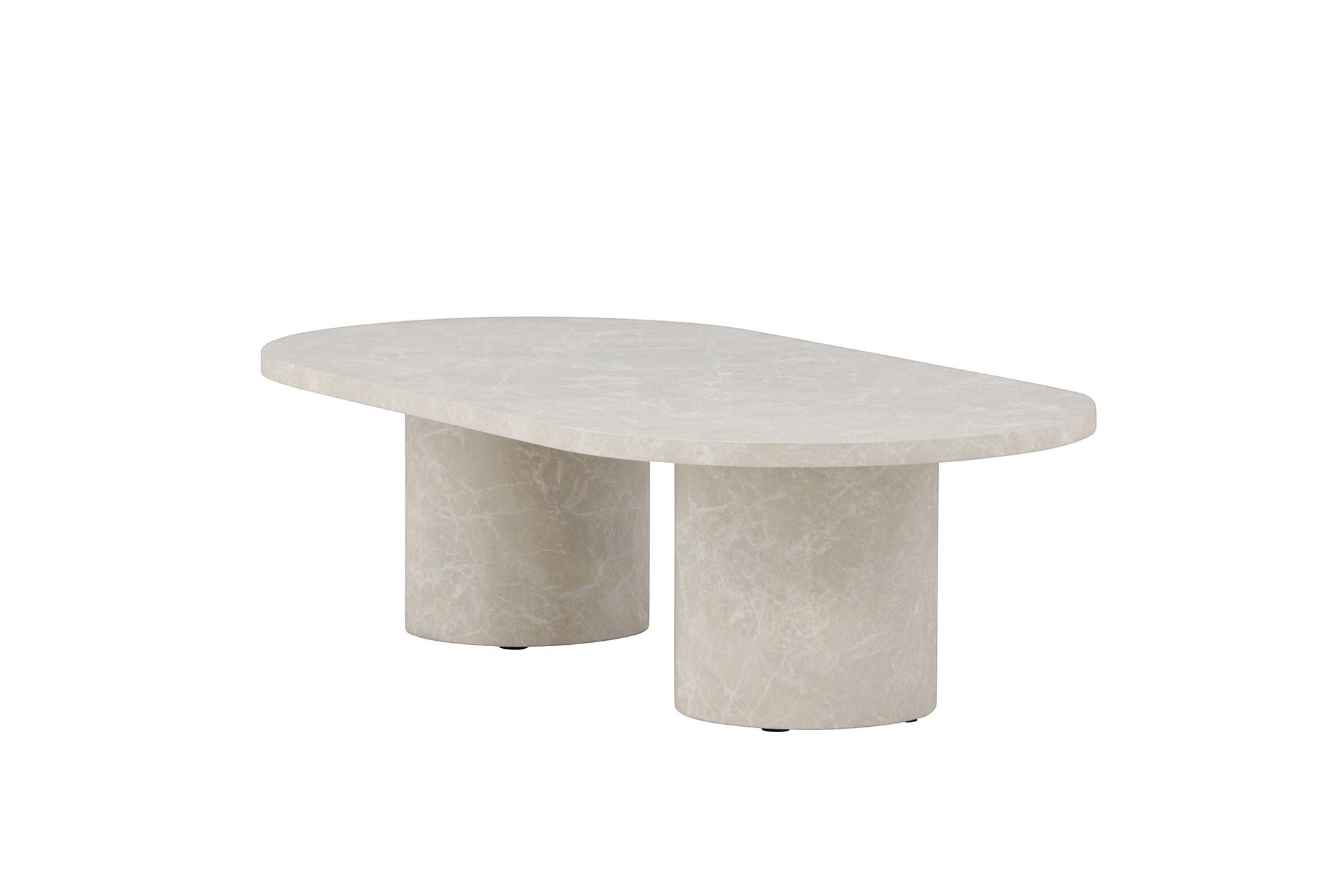 Venture Home Narvik Sofa bord 32x120x60 cm - Beige Marblelook