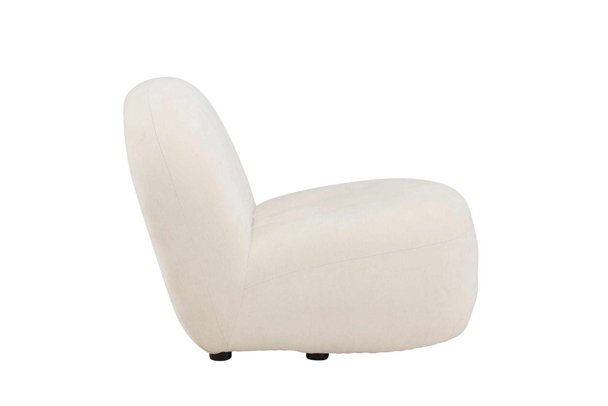 Venture Home Omaha Armchair - White Linen Fabric