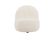 Venture Home Omaha Armchair - White Linen Fabric