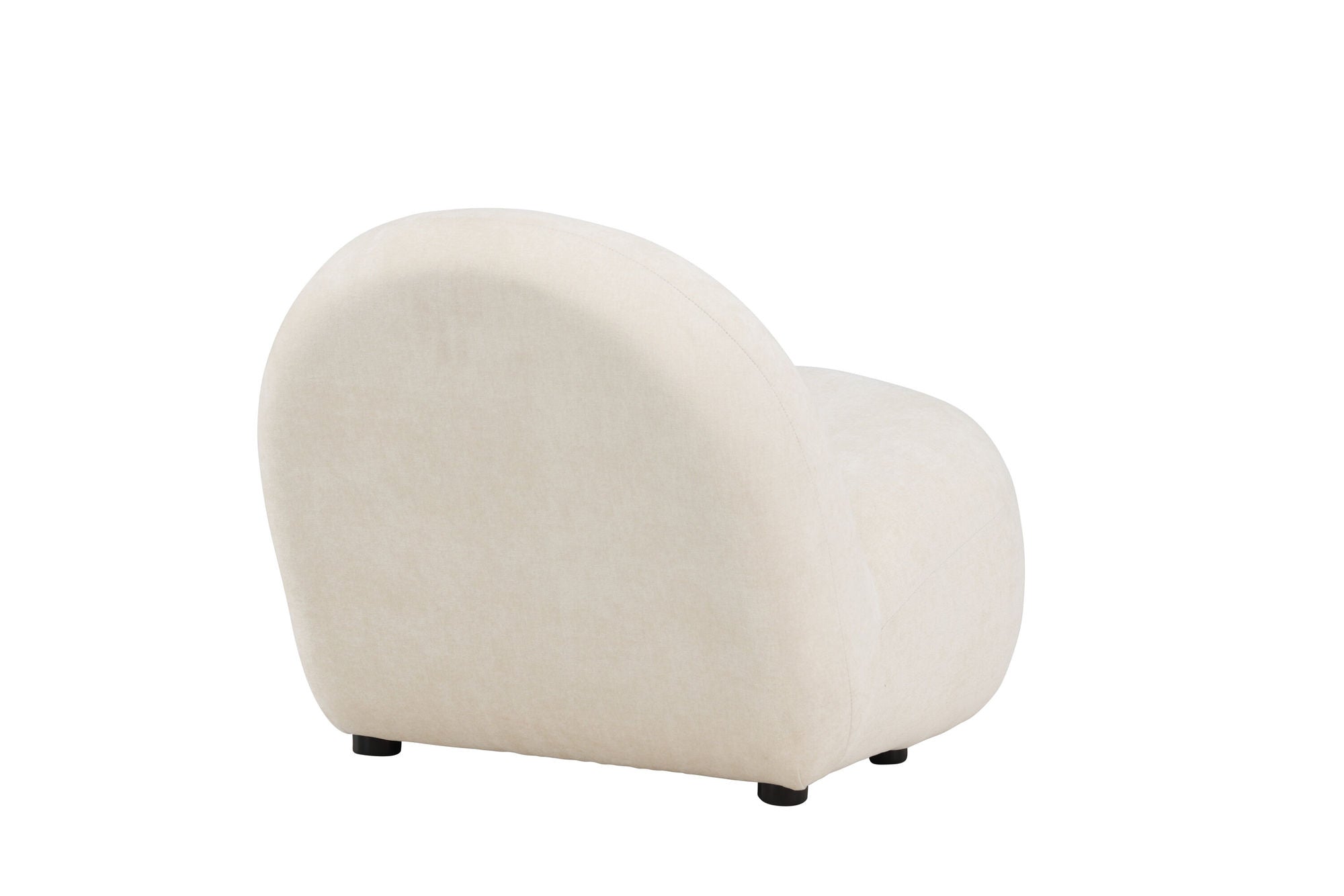 Venture Home Omaha Armchair - White Linen Fabric