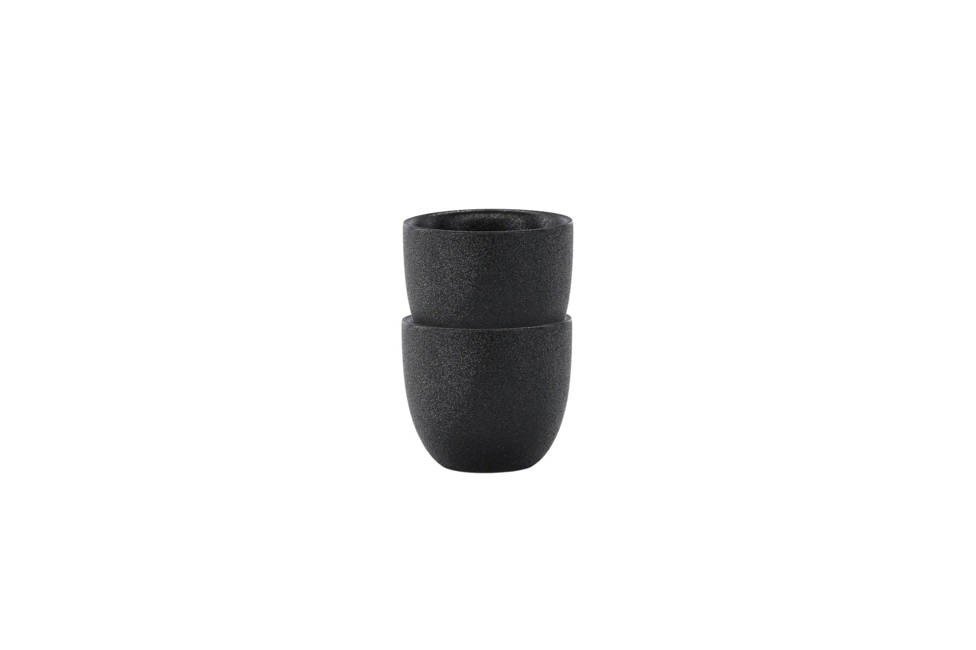 Venture Home Wabi Sabi Egg Cup 2-pack - Matte Black - 5*5Hcm