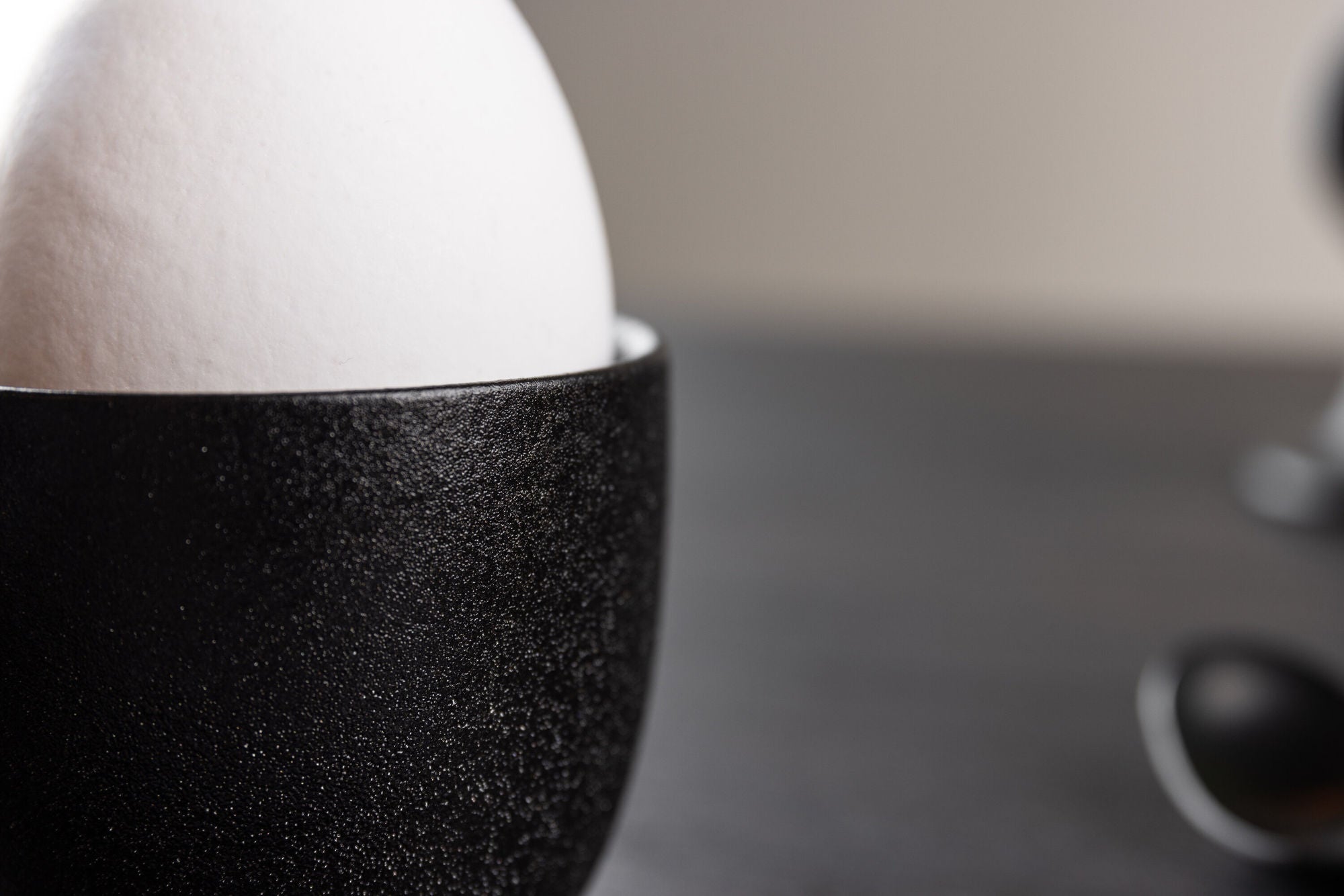 Venture Home Wabi Sabi Egg Cup 2-pack - Matte Black - 5*5Hcm
