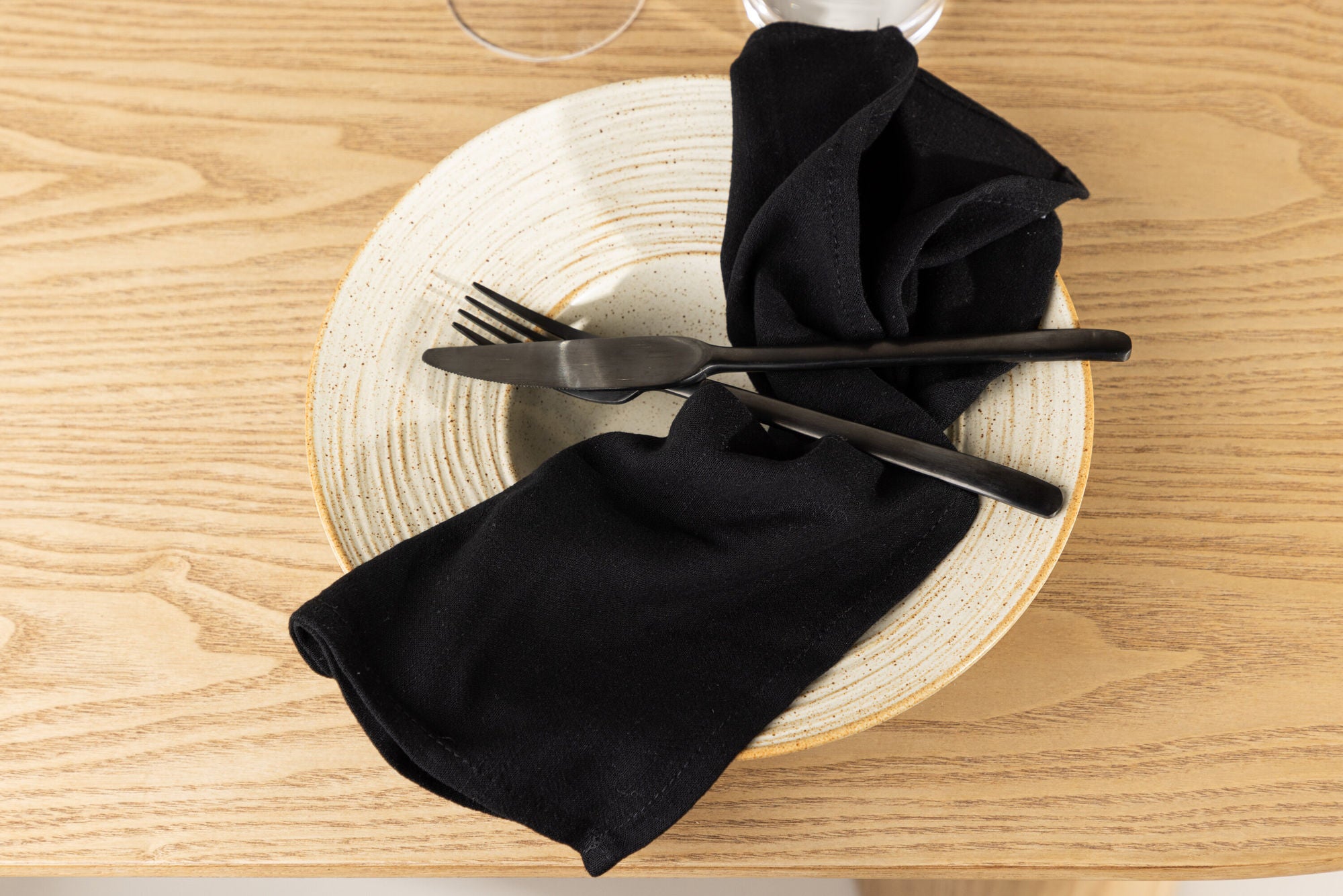 Venture Home Wabi Sabi Napkin 2-pack - Black - 40*40cm
