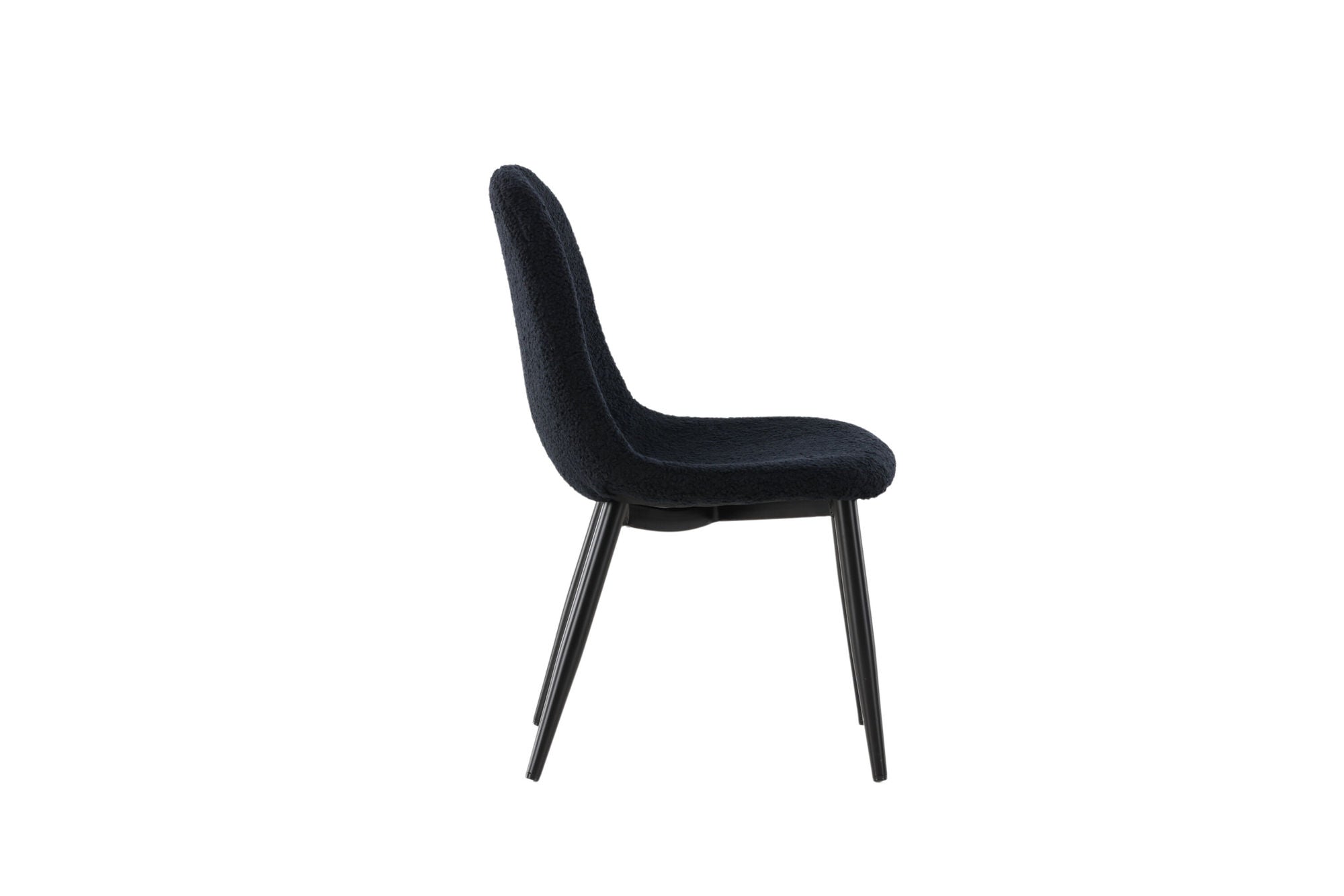 Venture Home Polar Kids Dining chair 2-pack - Black / Teddy FSC 100%