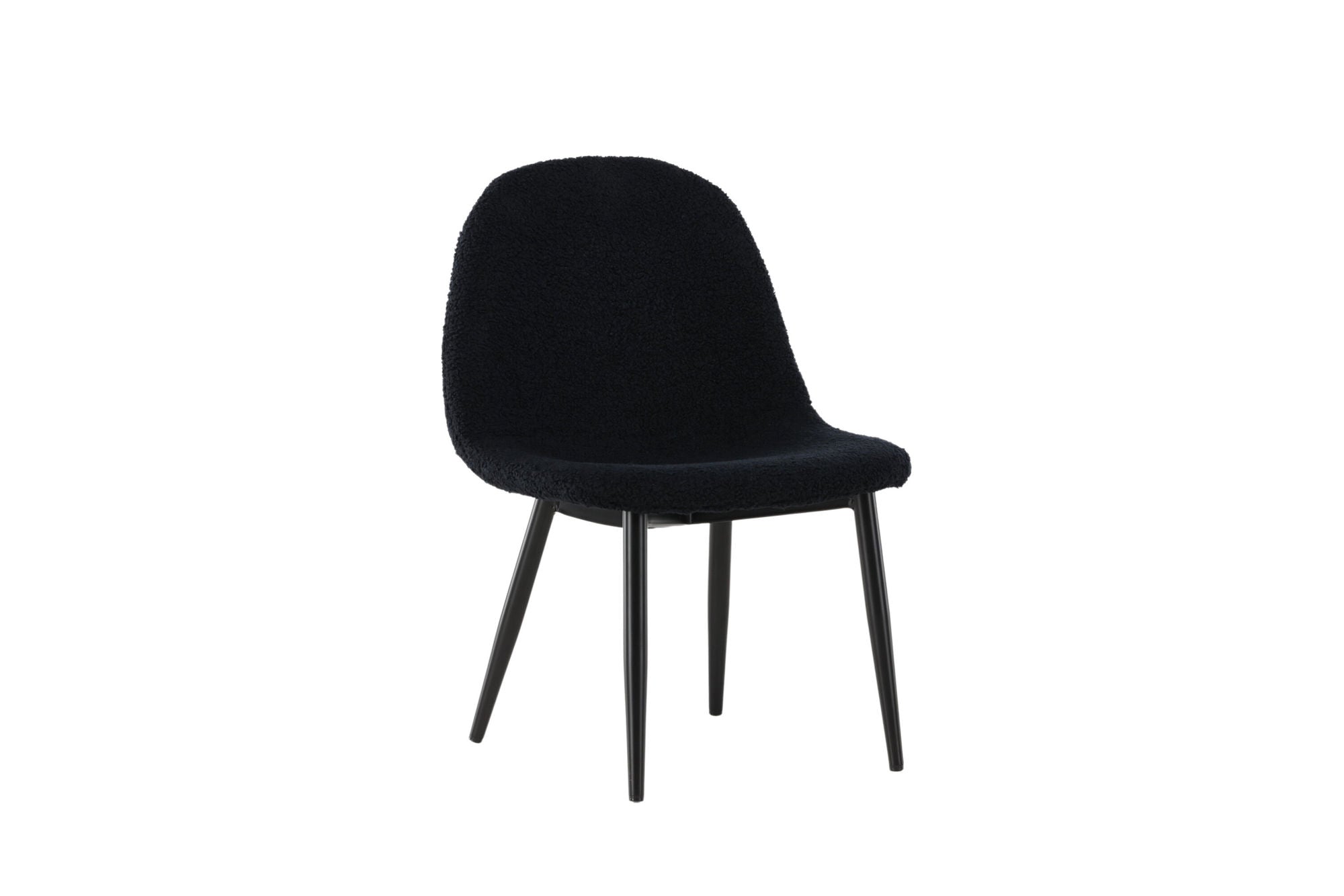 Venture Home Polar Kids Dining chair 2-pack - Black / Teddy FSC 100%