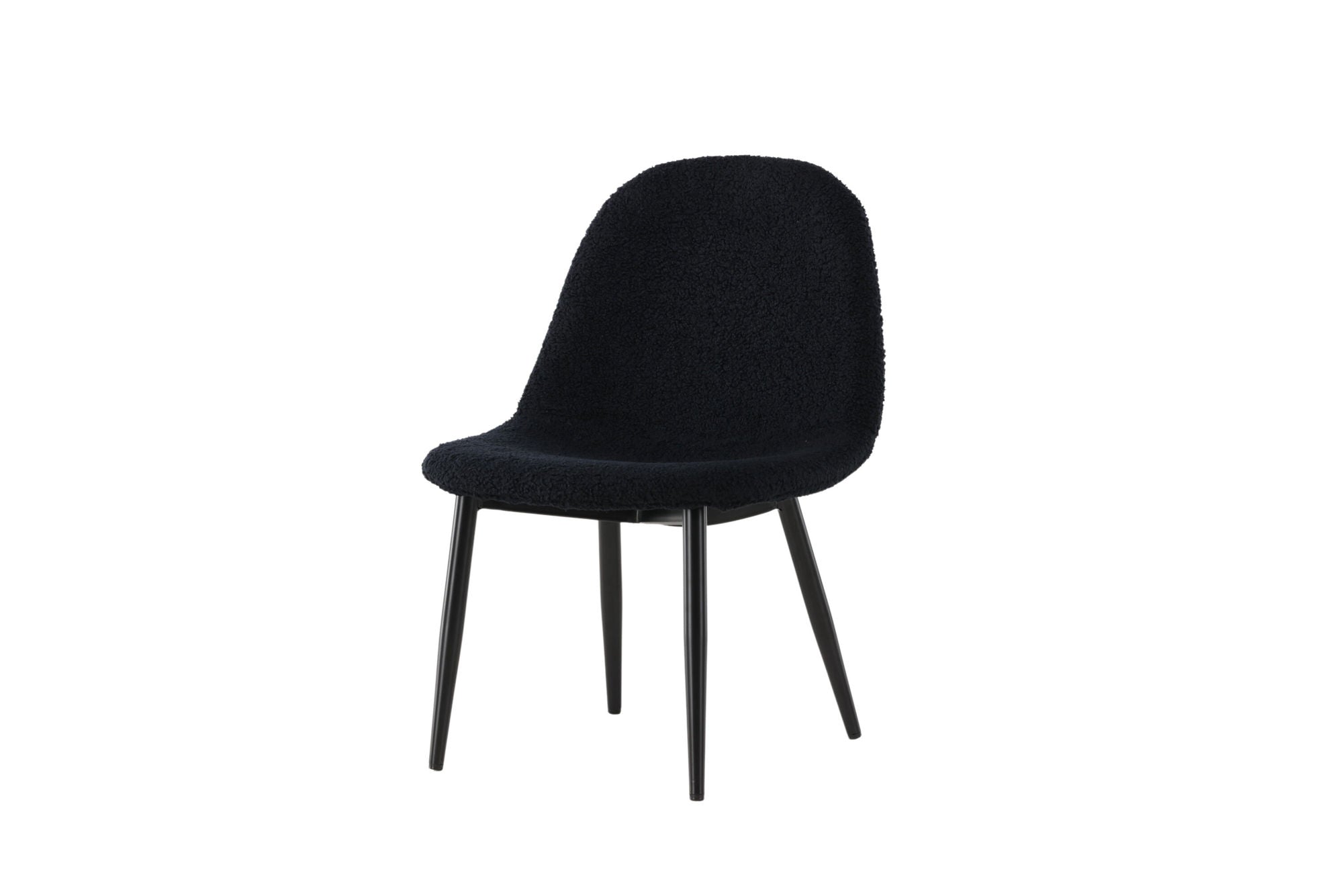 Venture Home Polar Kids Dining chair 2-pack - Black / Teddy FSC 100%