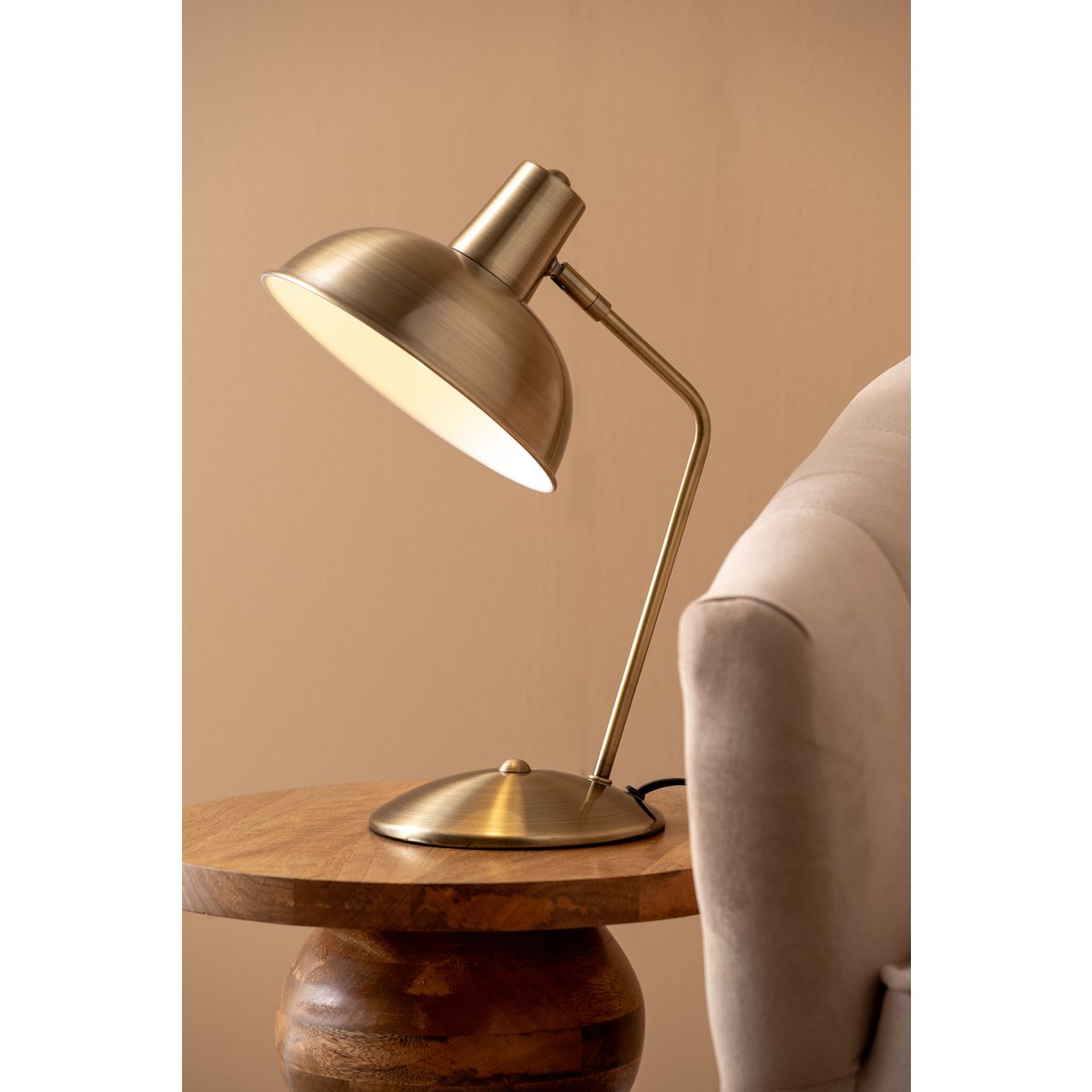 Bordlampe Hood guld
