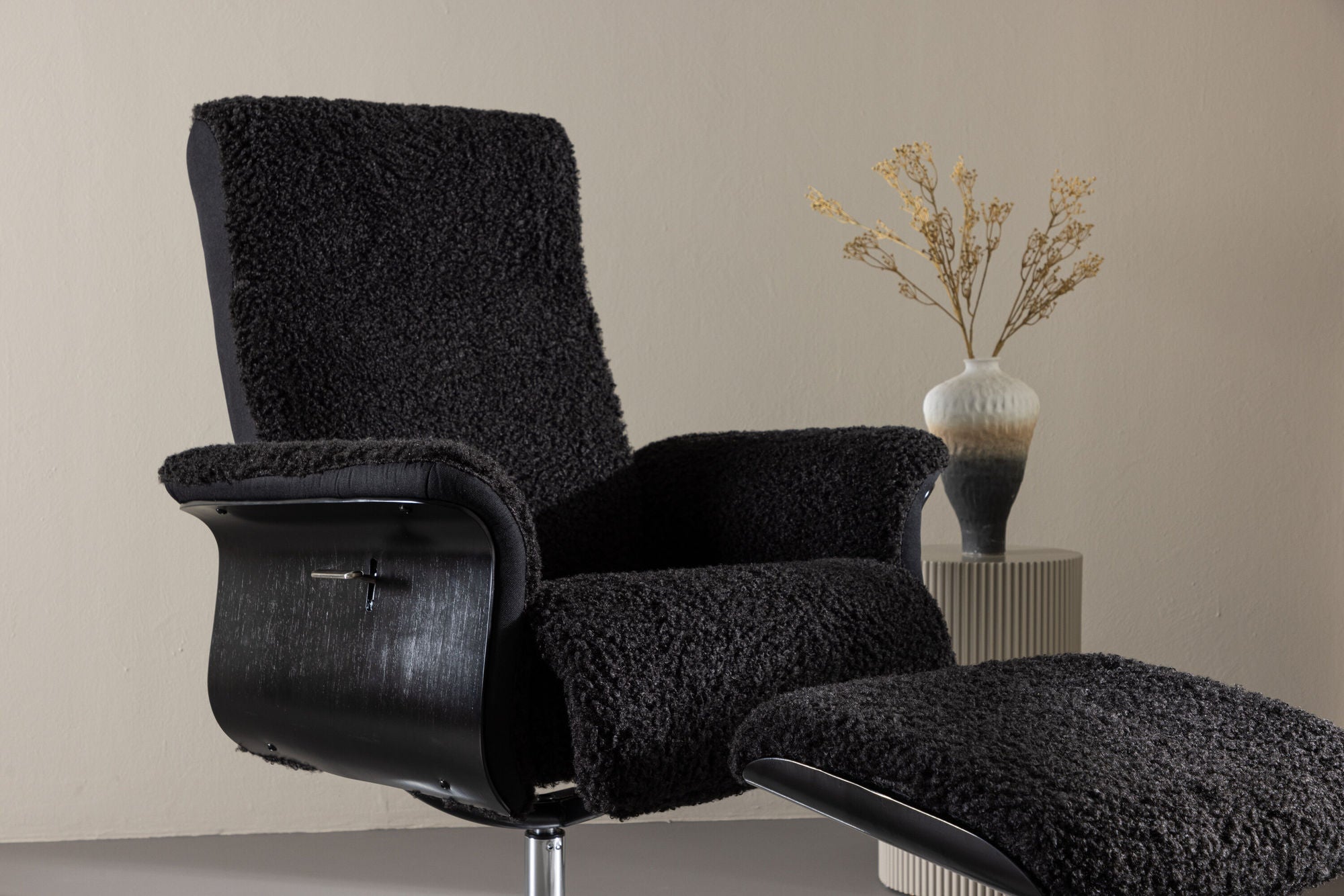 Venture Home Hagön Lounge stol - Dark Grey/Black