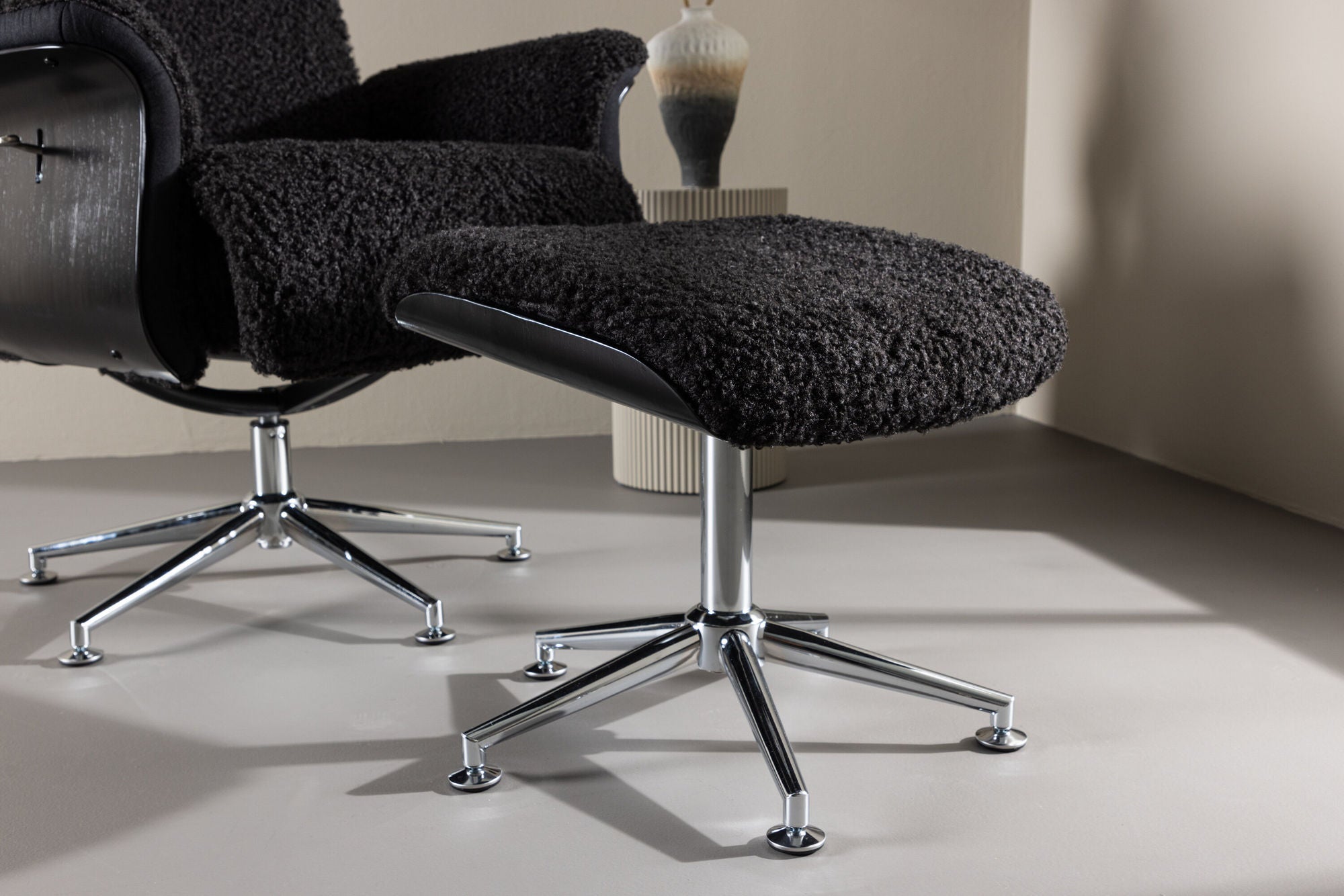 Venture Home Hagön Lounge stol - Dark Grey/Black