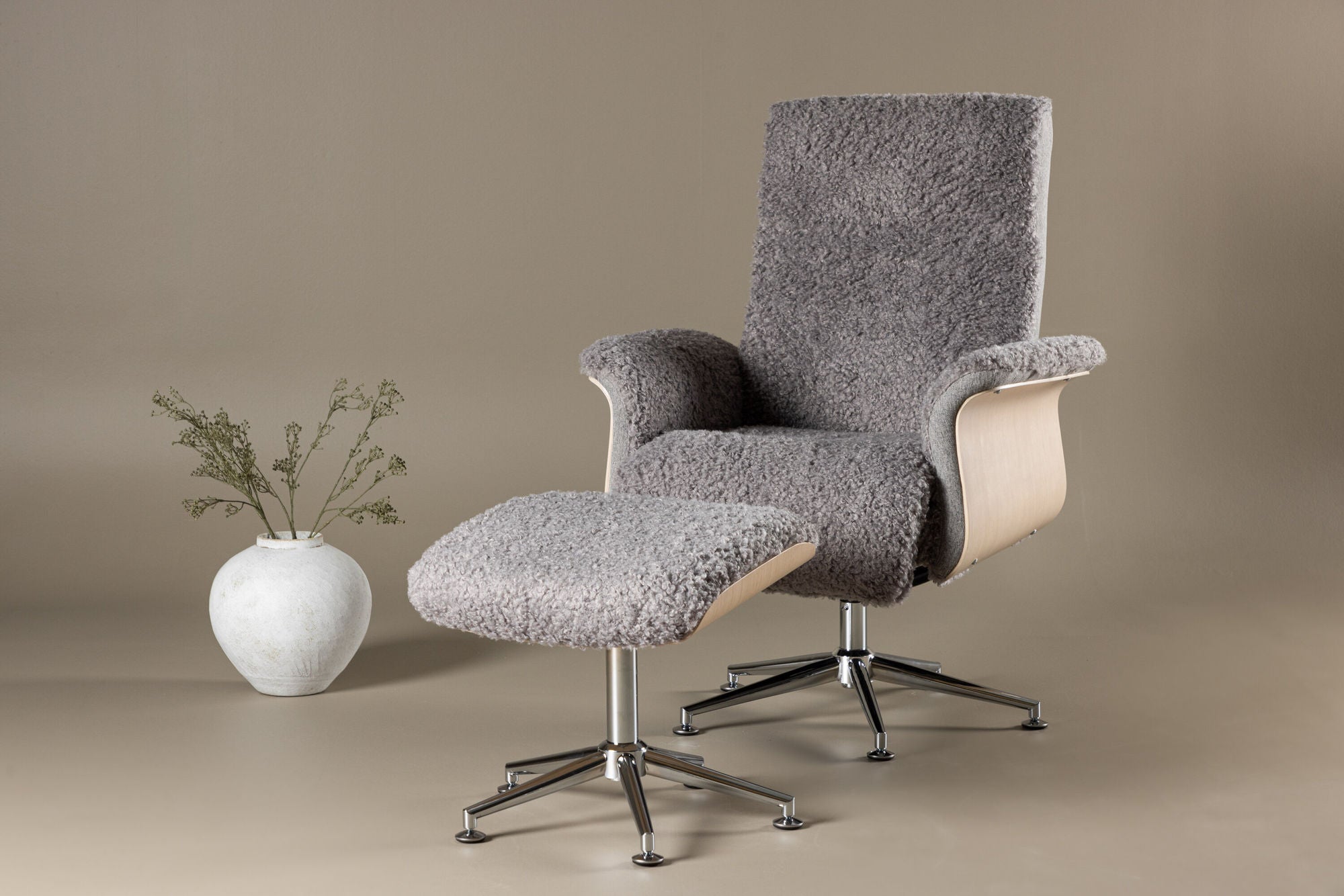 Venture Home Hagön Lounge stol - Grey/Whitewash