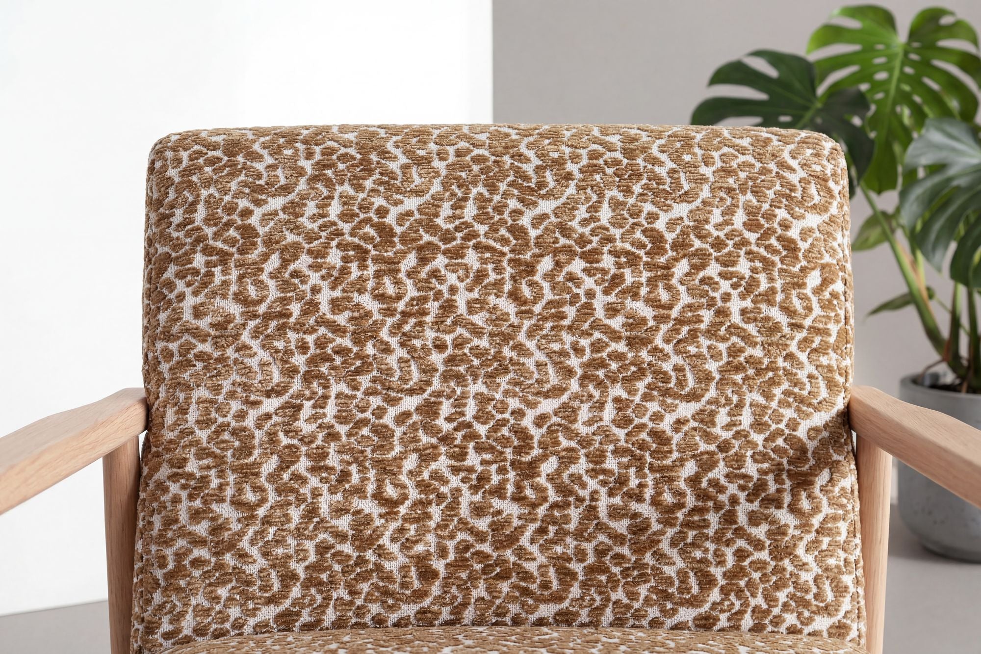 Venture Home Runbert Accent stol - Nature / Brown Fabric