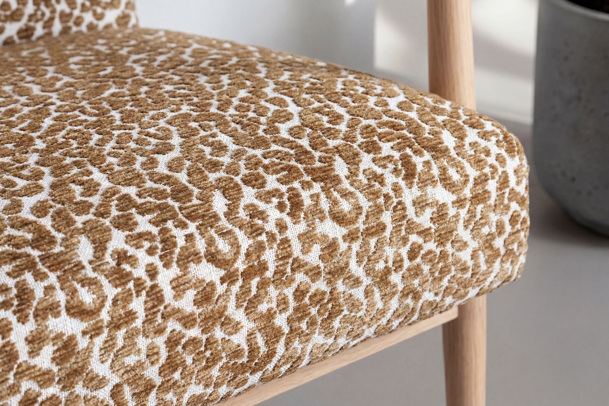Venture Home Runbert Accent stol - Nature / Brown Fabric