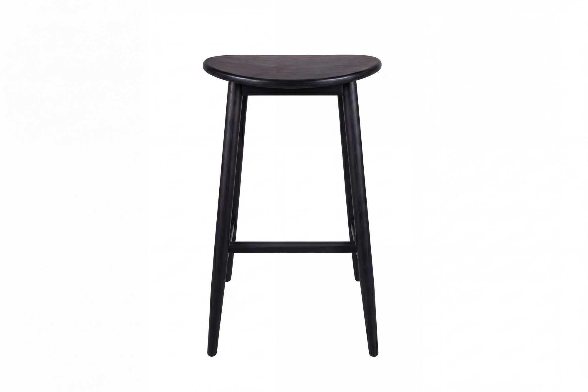 Vind Orust Bar stol - Rubberwood / Black